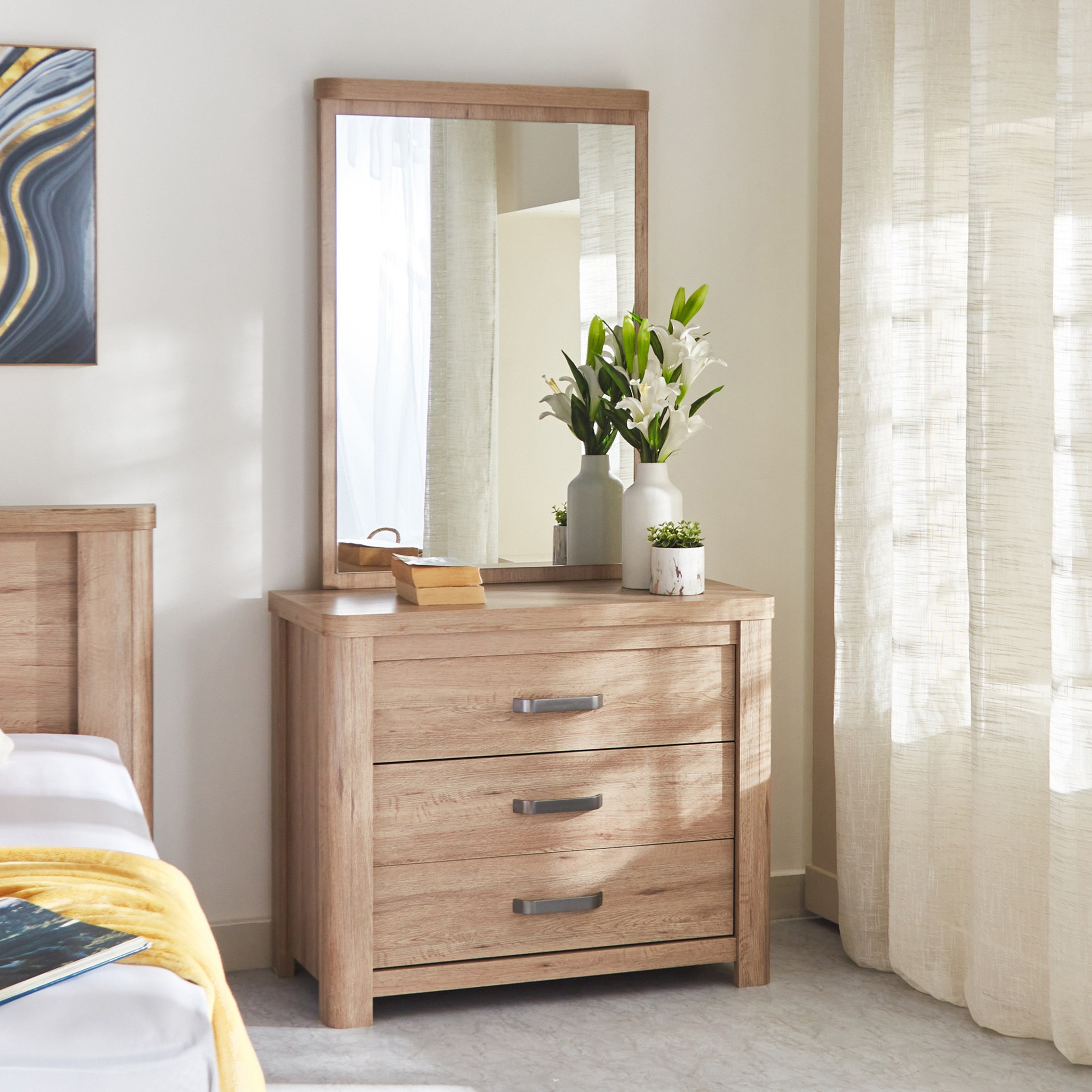 مرآة دون طاولة تزيين - أوليفوس من موڤو -hbxfurniture-bedroom-dressersandmirrors-image-5
