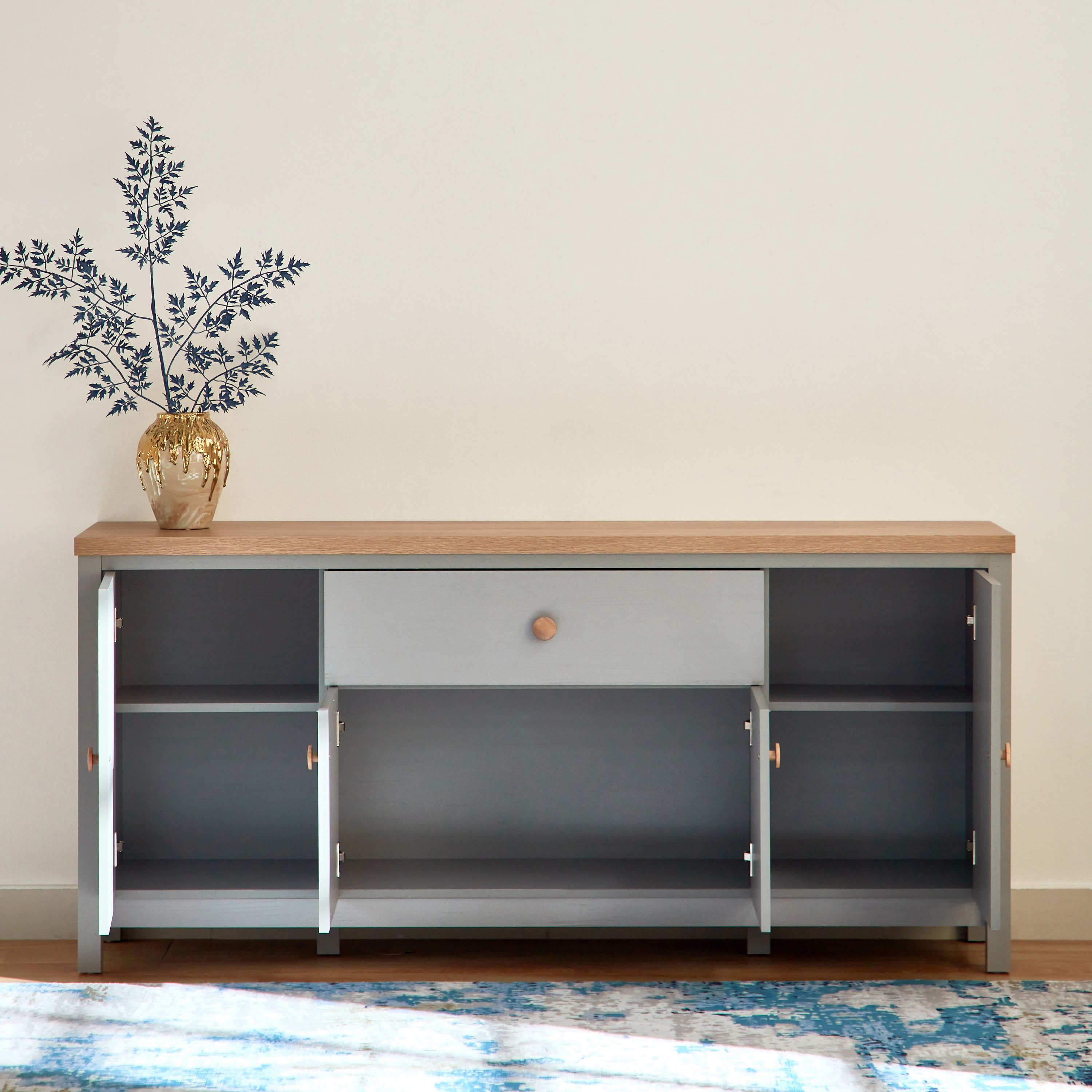 خزانة جانبية بـ4 أبواب من فينشي-hbxfurniture-diningroom-buffetsandsideboards-image-3