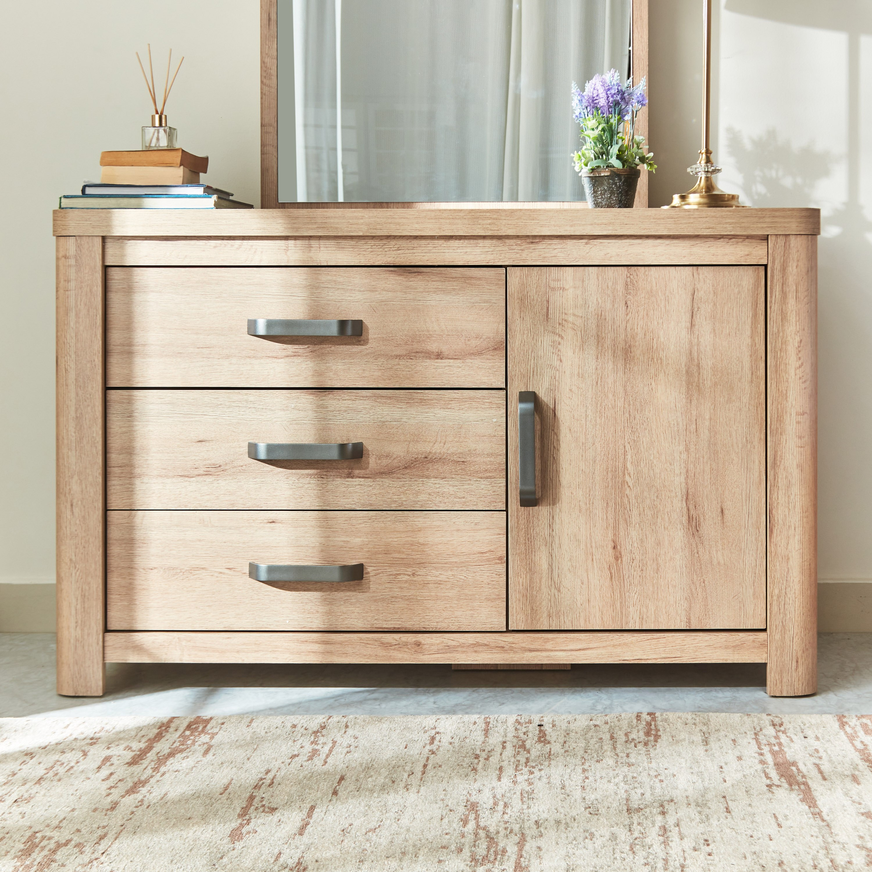 Movo Olivos 3-Drawer 1-Door Master Dresser without Mirror-hbxfurniture-bedroom-dressersandmirrors-image-2