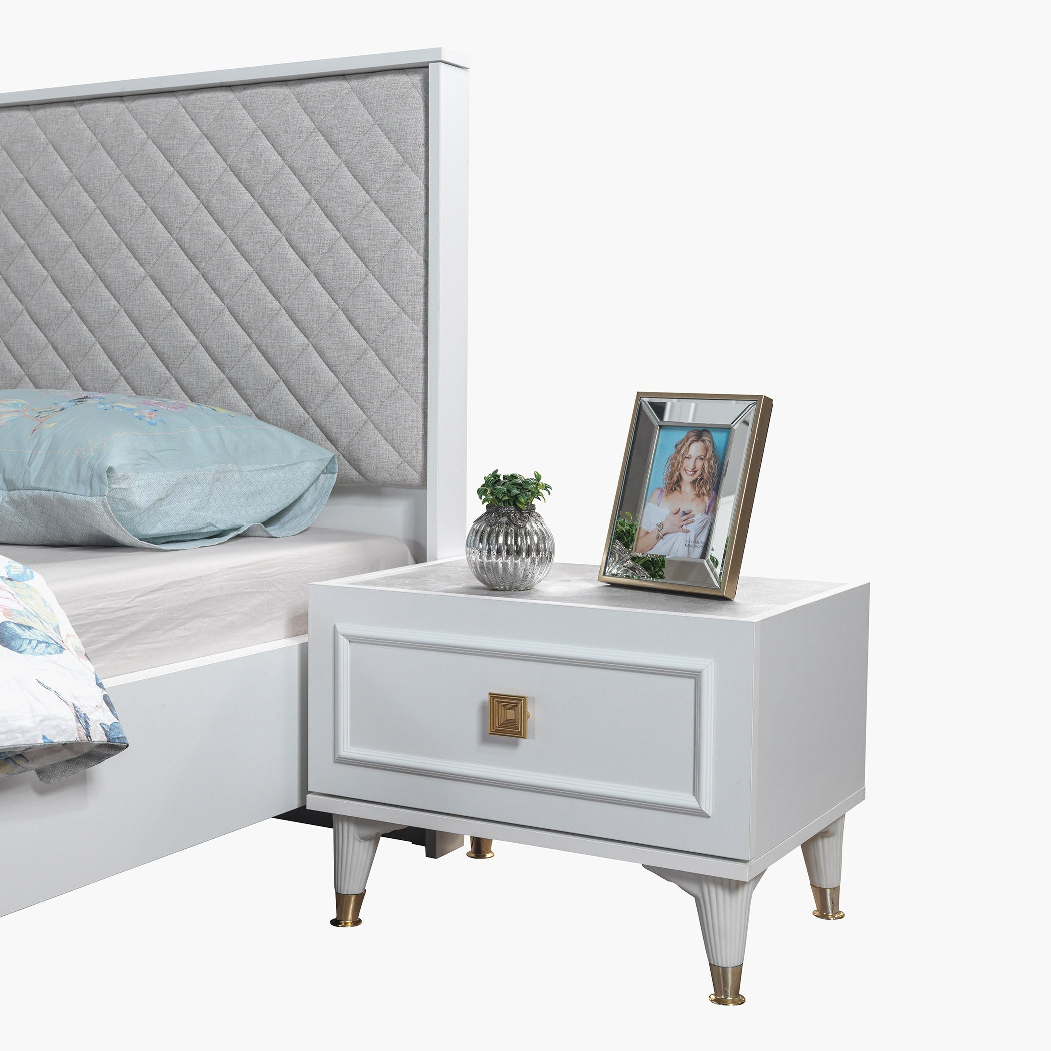 Waver 4-Piece King Bedroom Set without Mirror - 180x200 cm-hbxbedroom-bedsandbedsets-bedroomsets-king-image-5