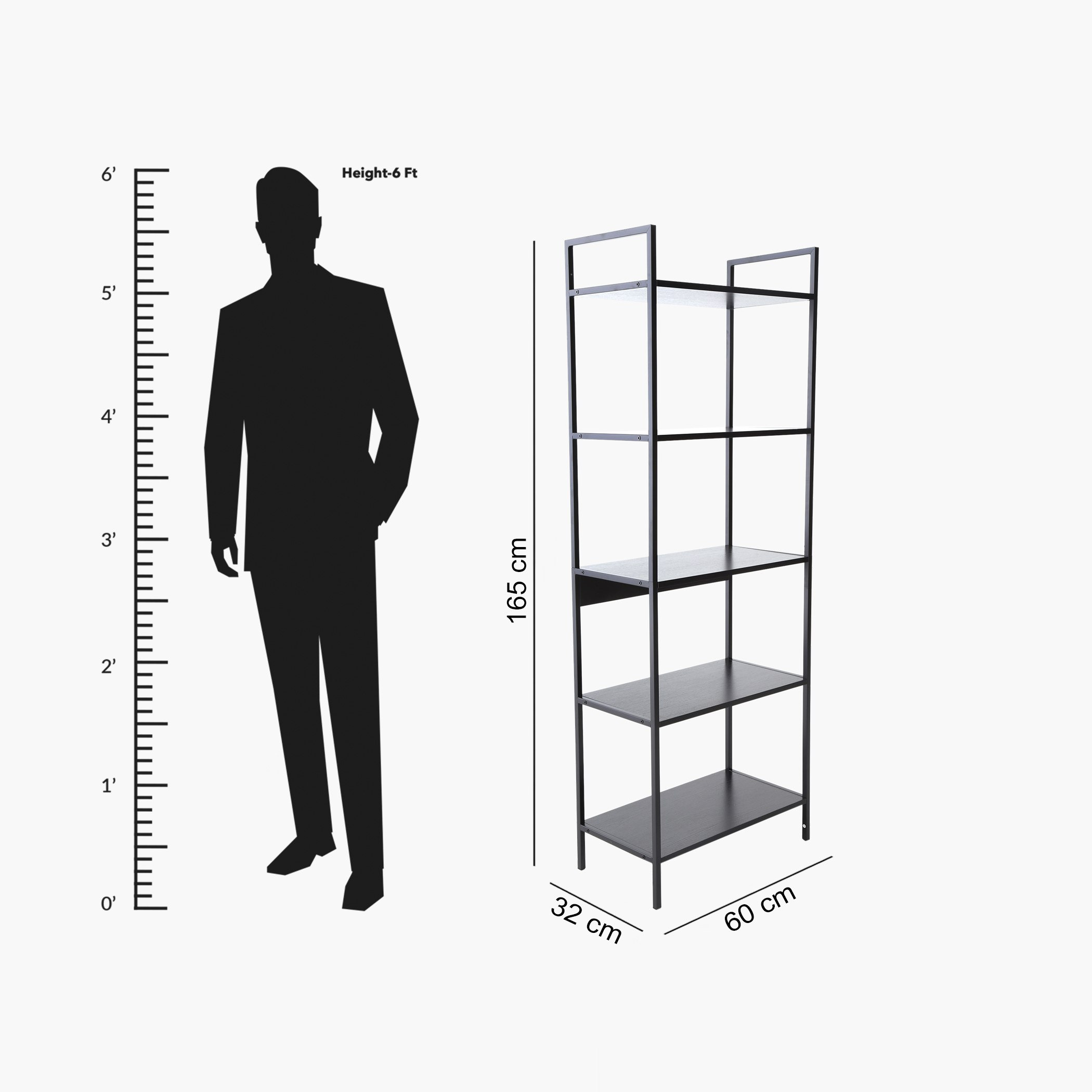 Movo Monty 5-Tier Multipurpose Shelving Unit-hbxfurniture-office-bookcases-image-9