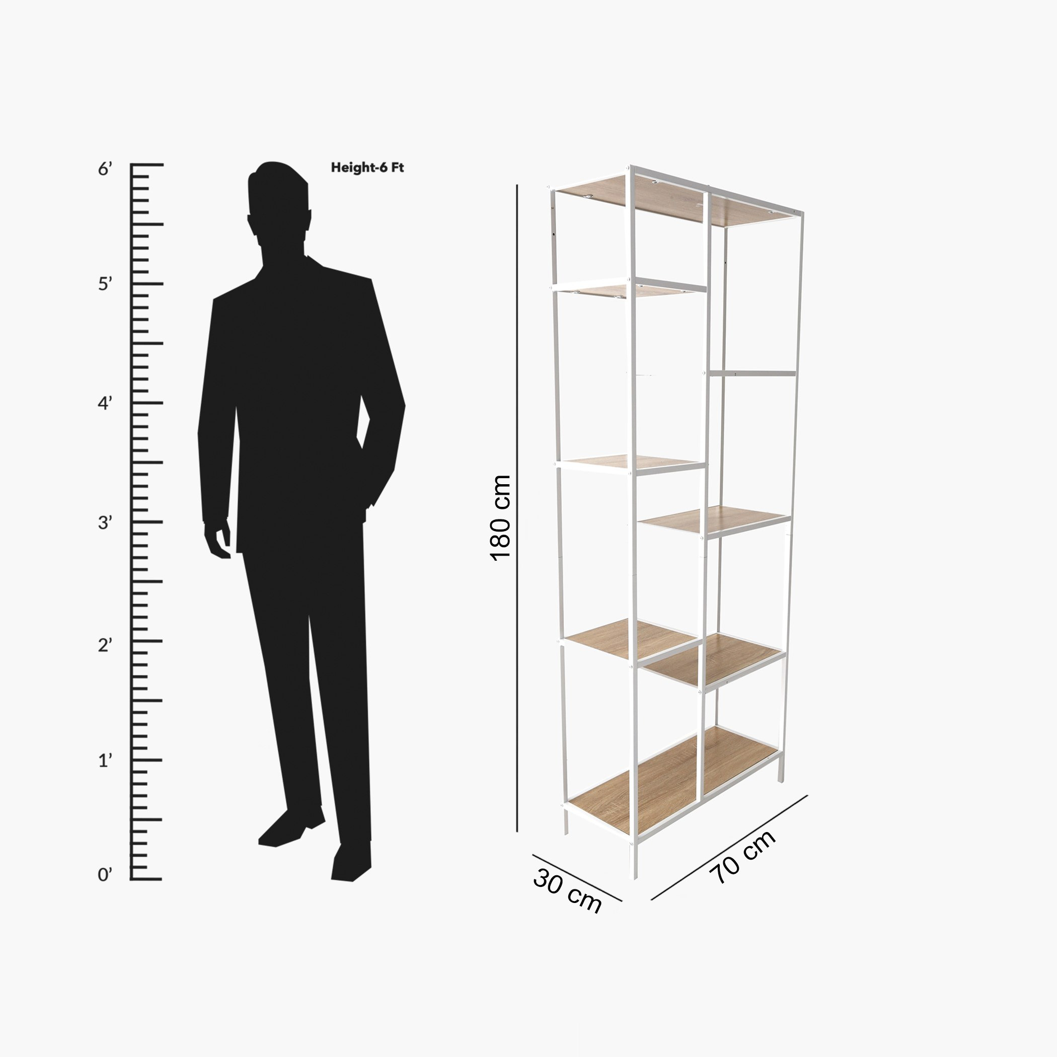 Urban Alford Tall Multipurpose Shelving Unit-hbxfurniture-office-bookcases-image-5