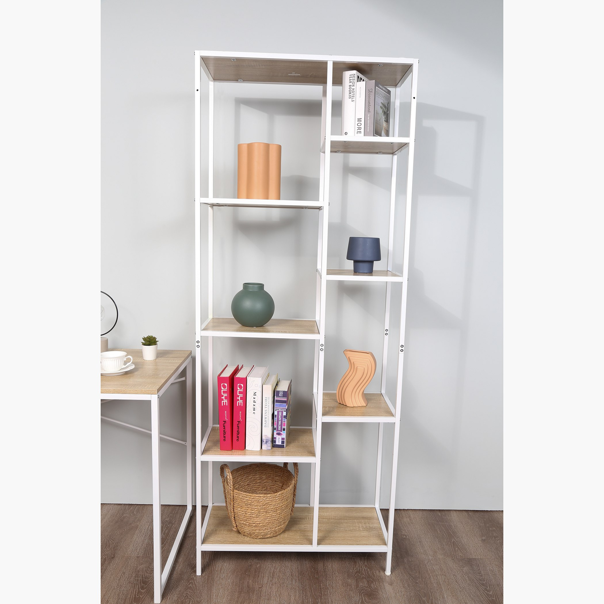 Urban Alford Tall Multipurpose Shelving Unit-hbxfurniture-office-bookcases-image-2