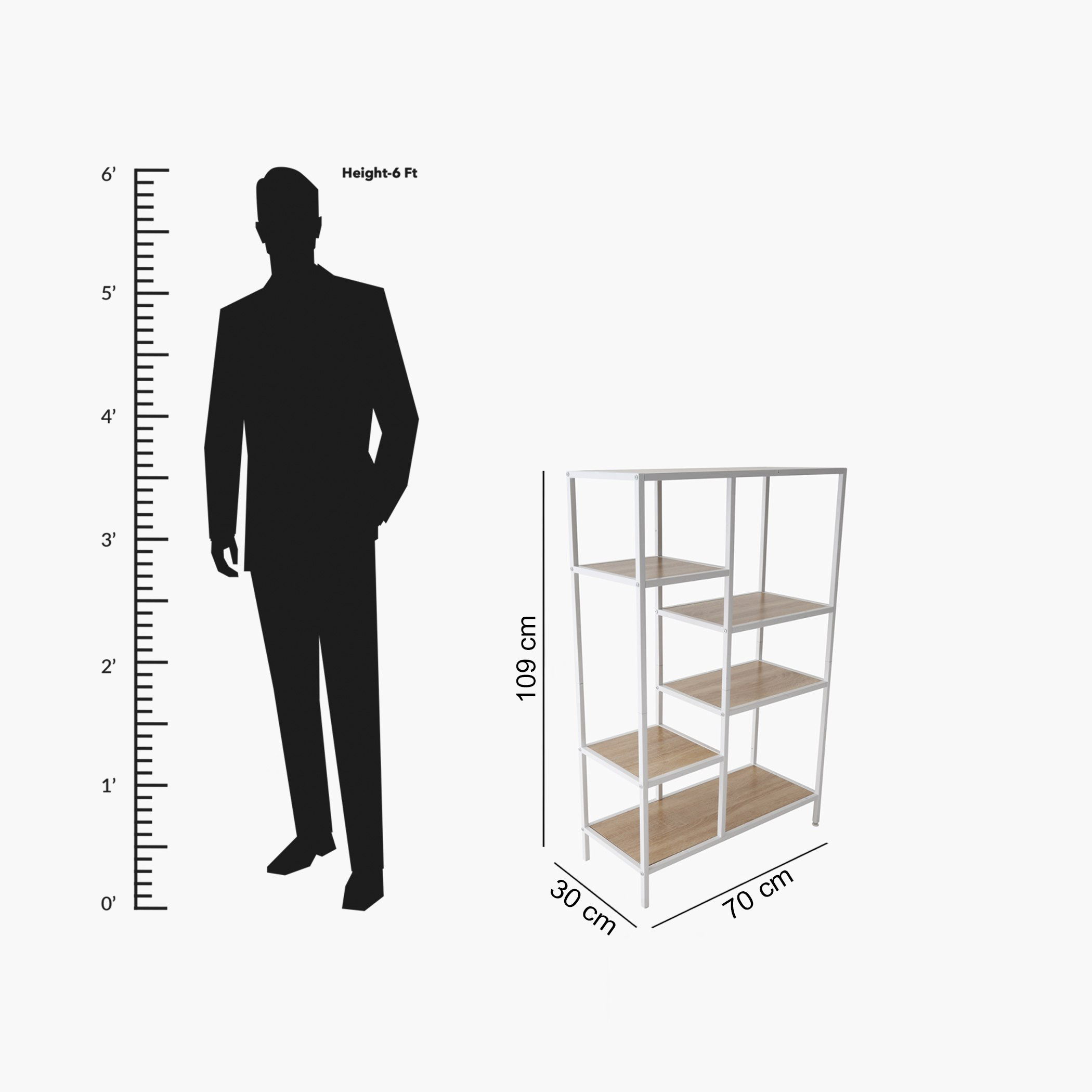 Urban Alford Small Multipurpose Shelving Unit-hbxfurniture-office-bookcases-image-4