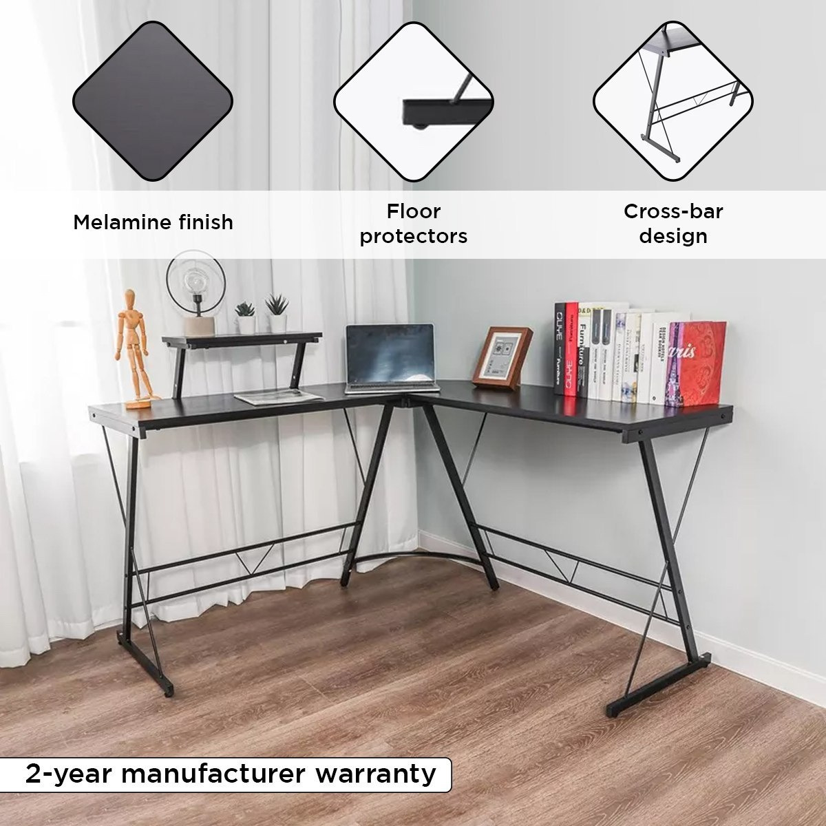 مكتب ركني من جيمينج ألفا-hbxfurniture-office-desks-image-5
