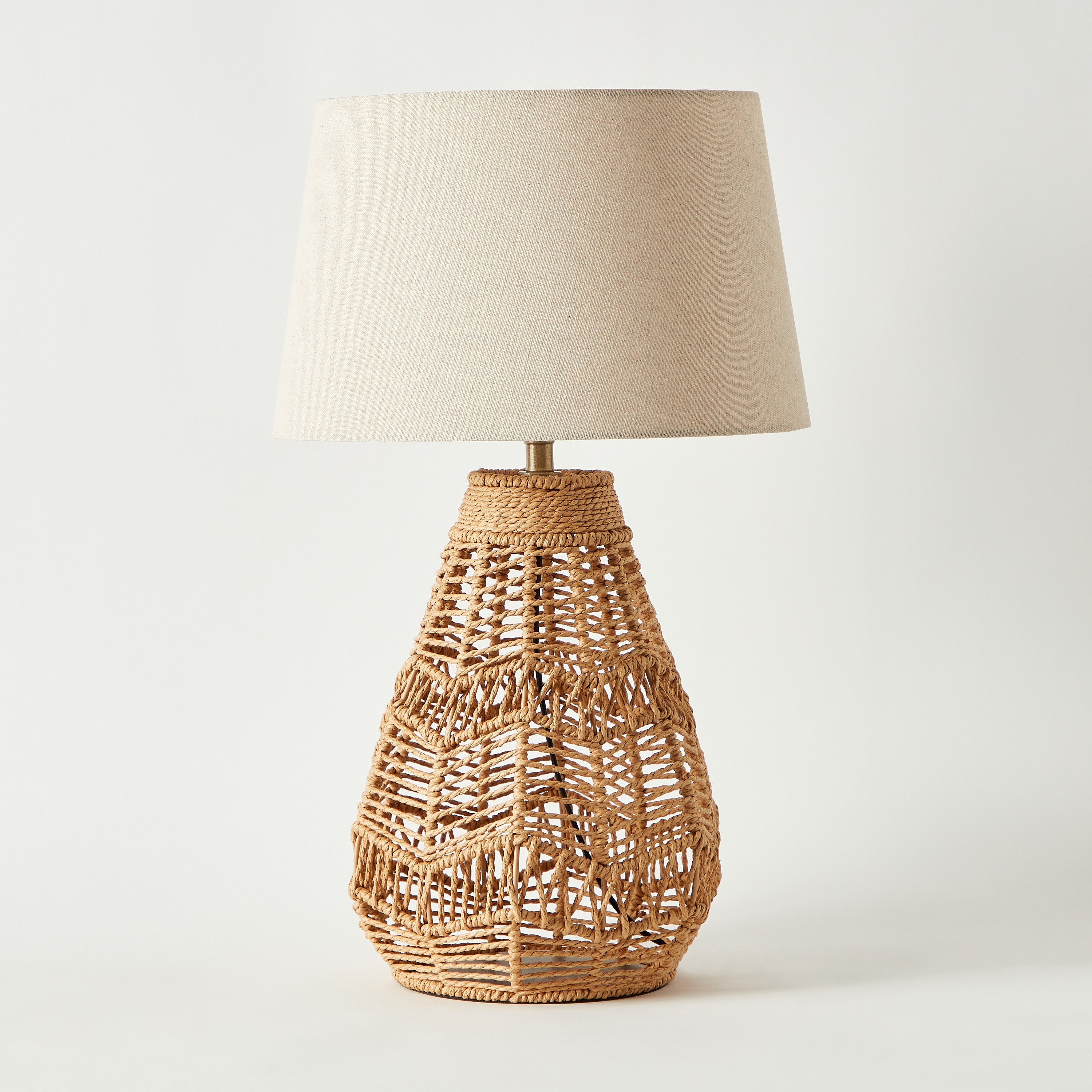 مصباح طاولة من الروطان الطبيعي من برلين - 32x32x53 سم-hbxlivingroom-lighting-tablelamps-image-7