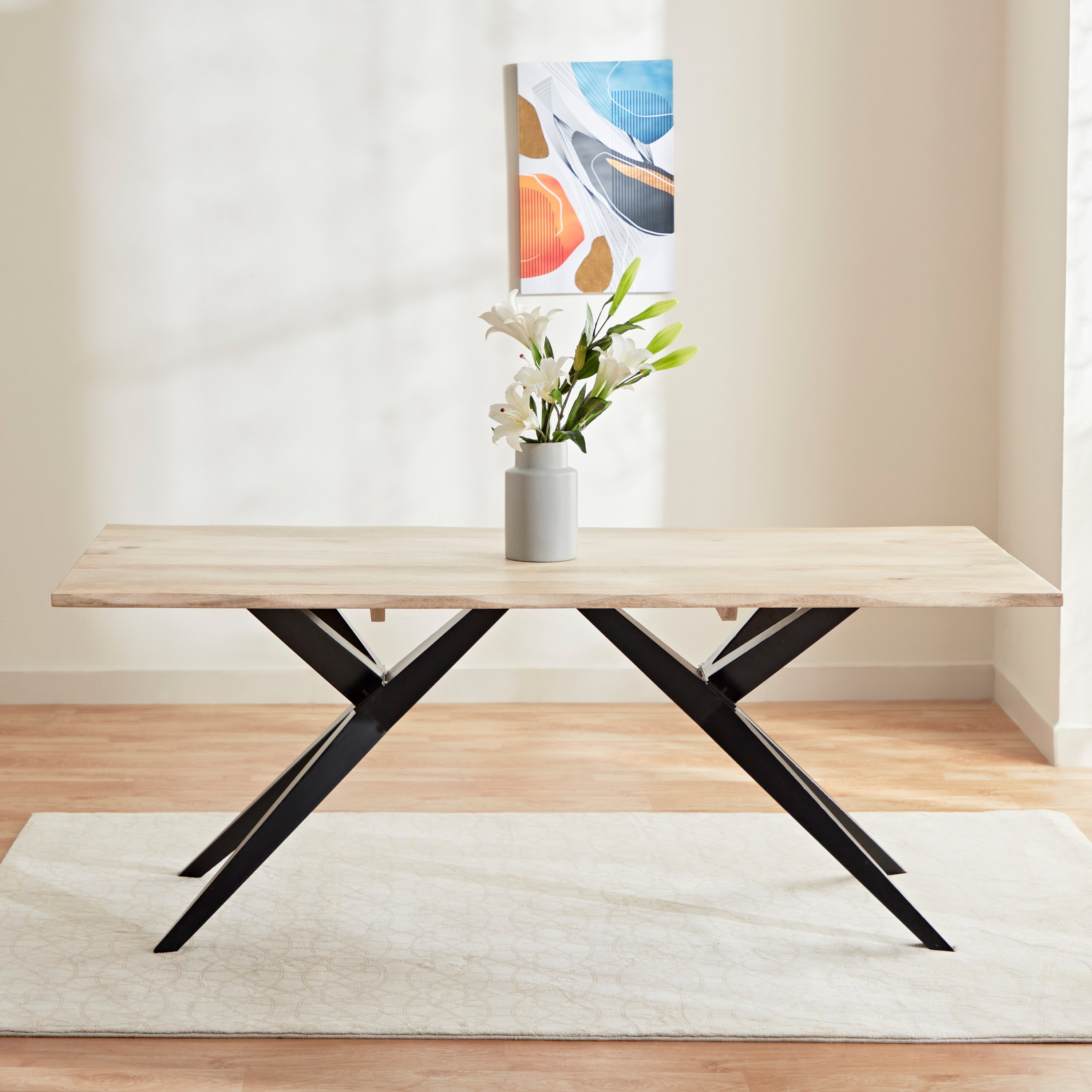 Giada 6-Seater Live Edge Solid Wood Dining Table-hbxdiningroom-diningtablesandsets-diningtables-sixseater-image-2