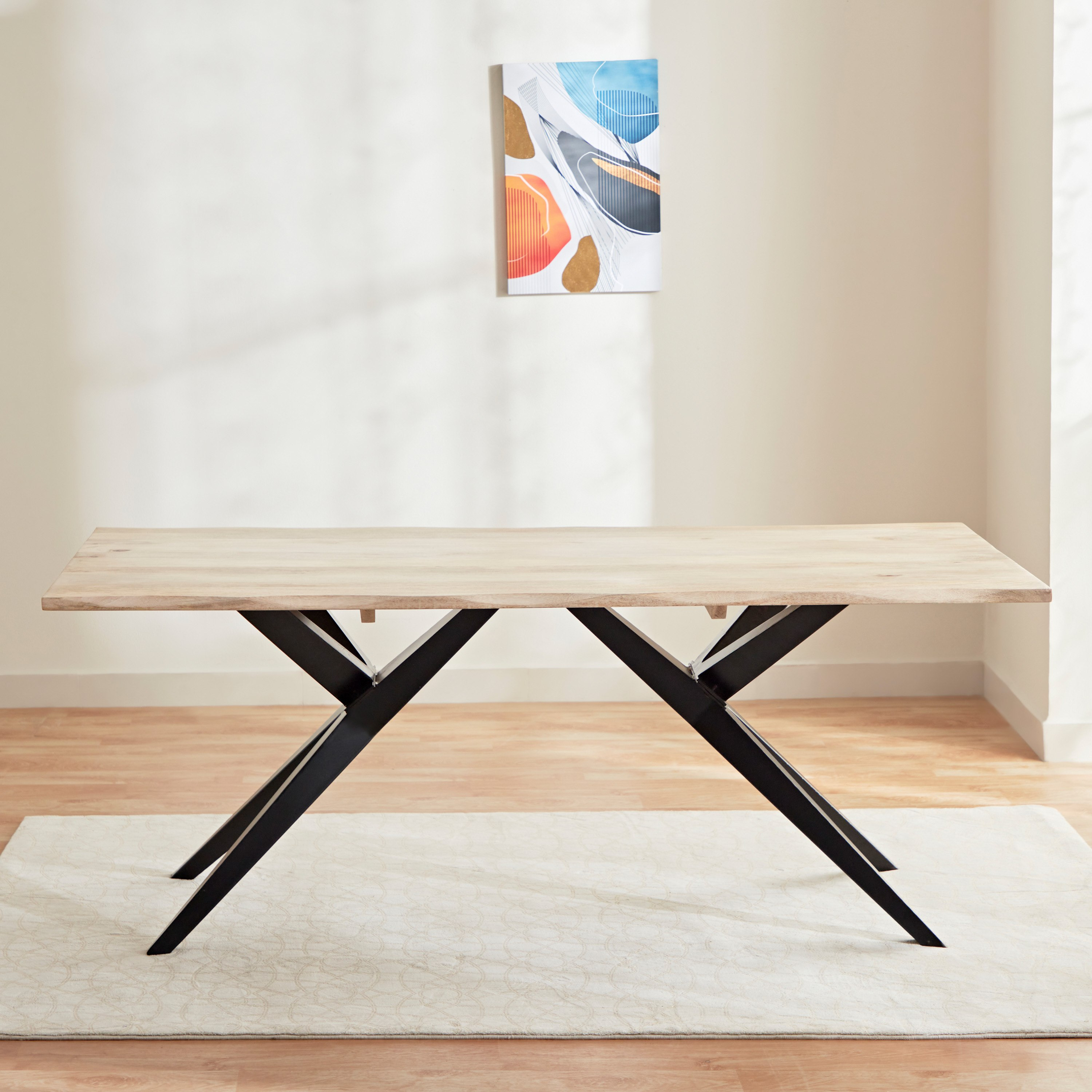 Giada 6-Seater Live Edge Solid Wood Dining Table-hbxdiningroom-diningtablesandsets-diningtables-sixseater-image-3