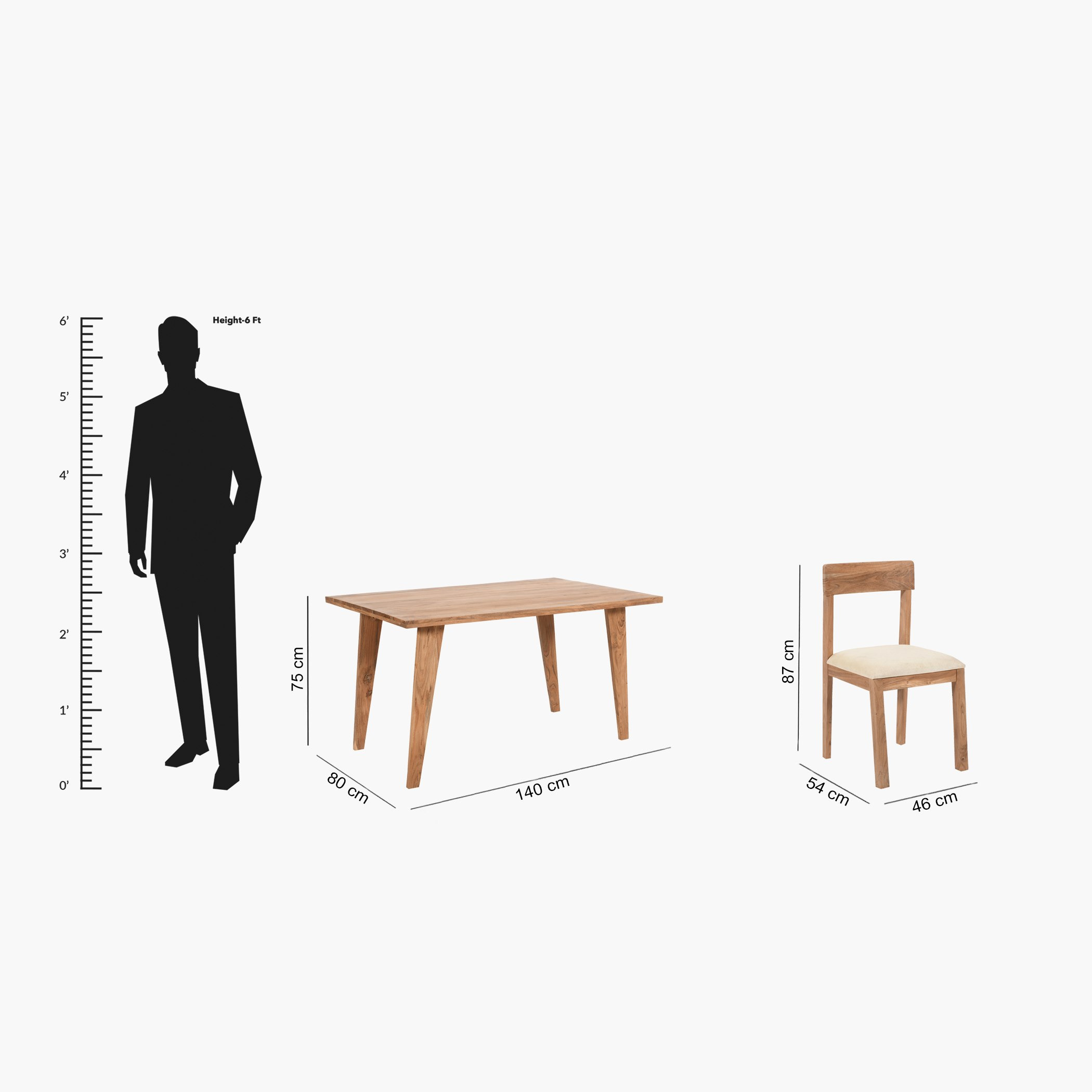 Asher 6-Seater Solid Wood Dining Set-hbxfurniture-diningtablesandsets-diningsets-sixseater-image-13