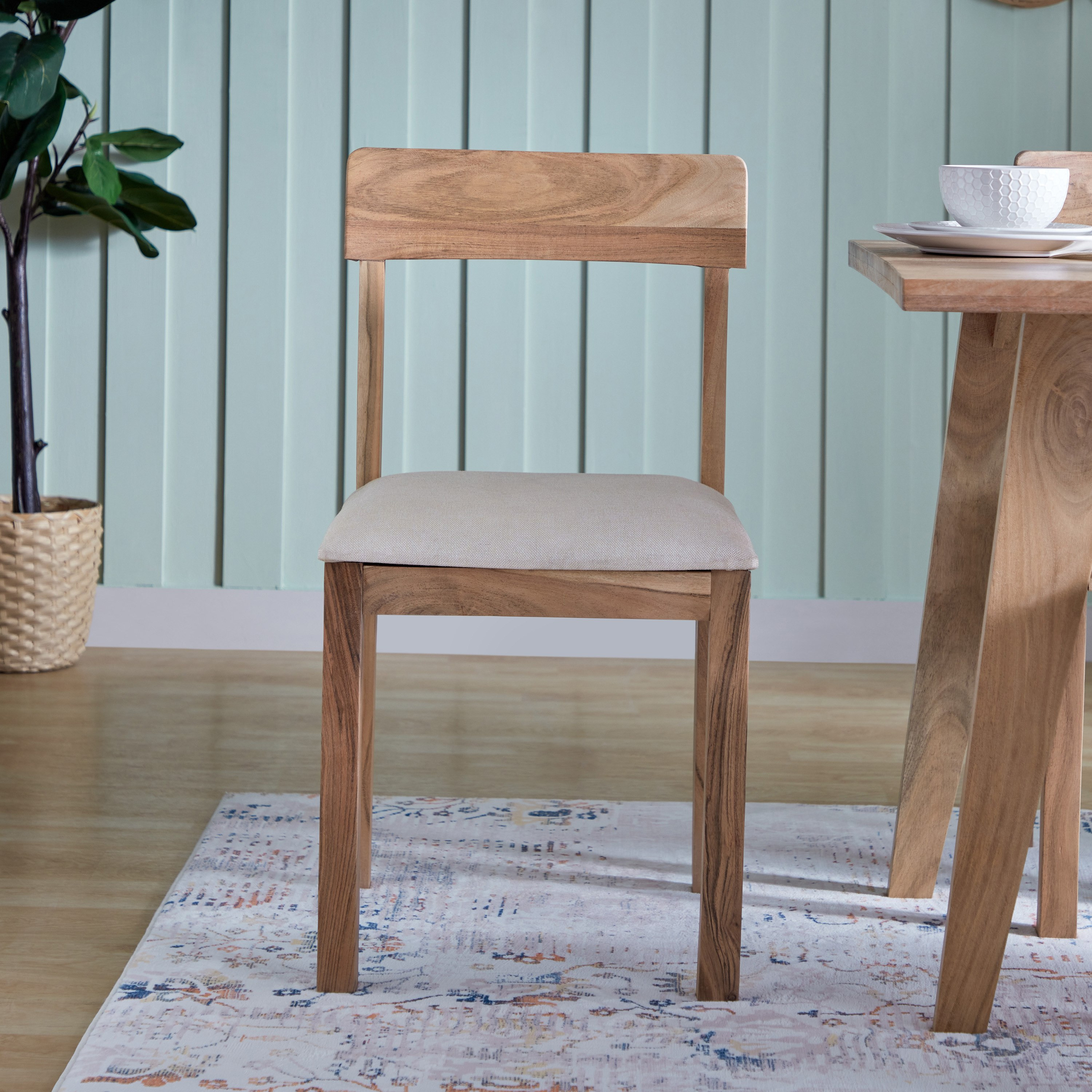 Asher 6-Seater Solid Wood Dining Set-hbxfurniture-diningtablesandsets-diningsets-sixseater-image-3