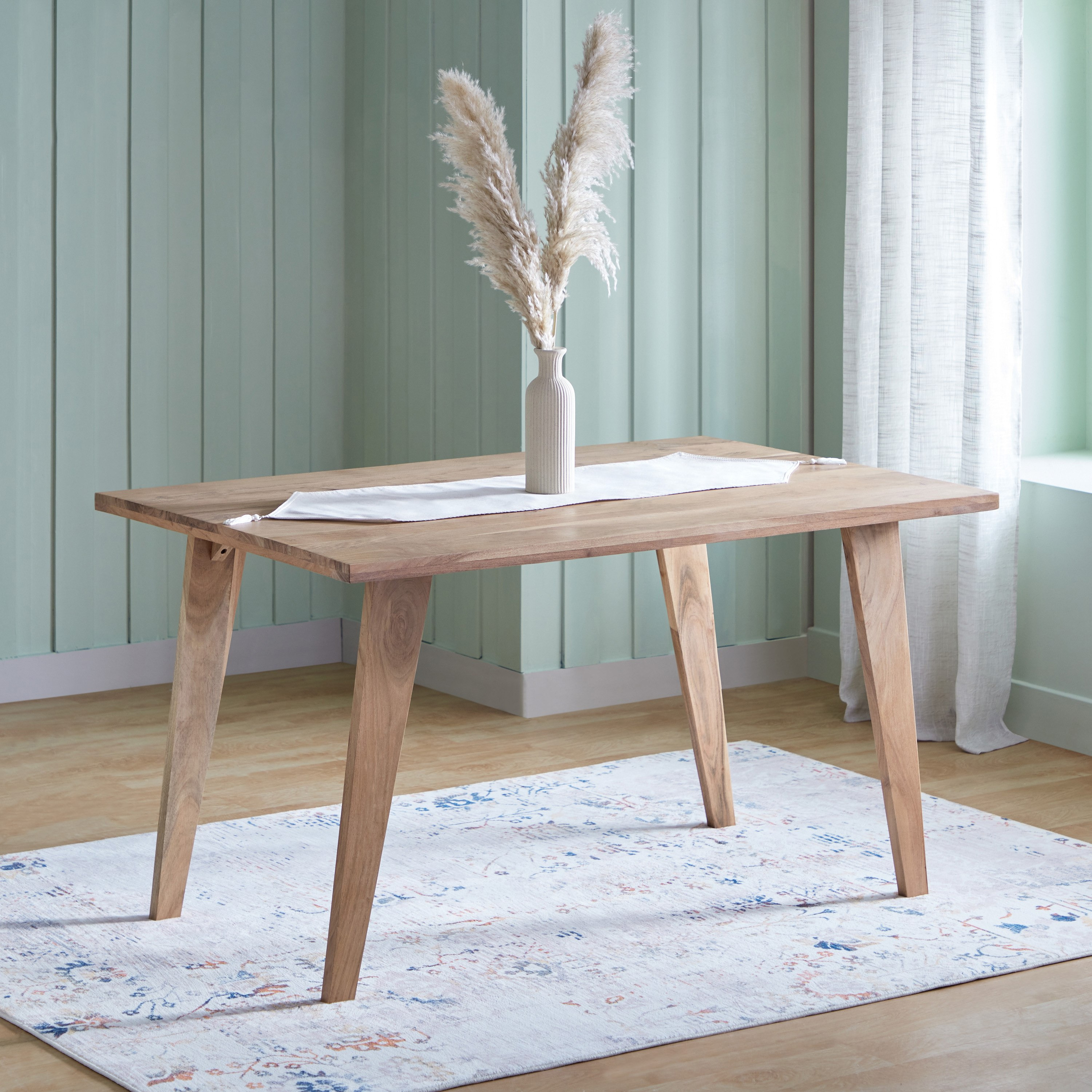 Asher 6-Seater Solid Wood Dining Set-hbxfurniture-diningtablesandsets-diningsets-sixseater-image-6