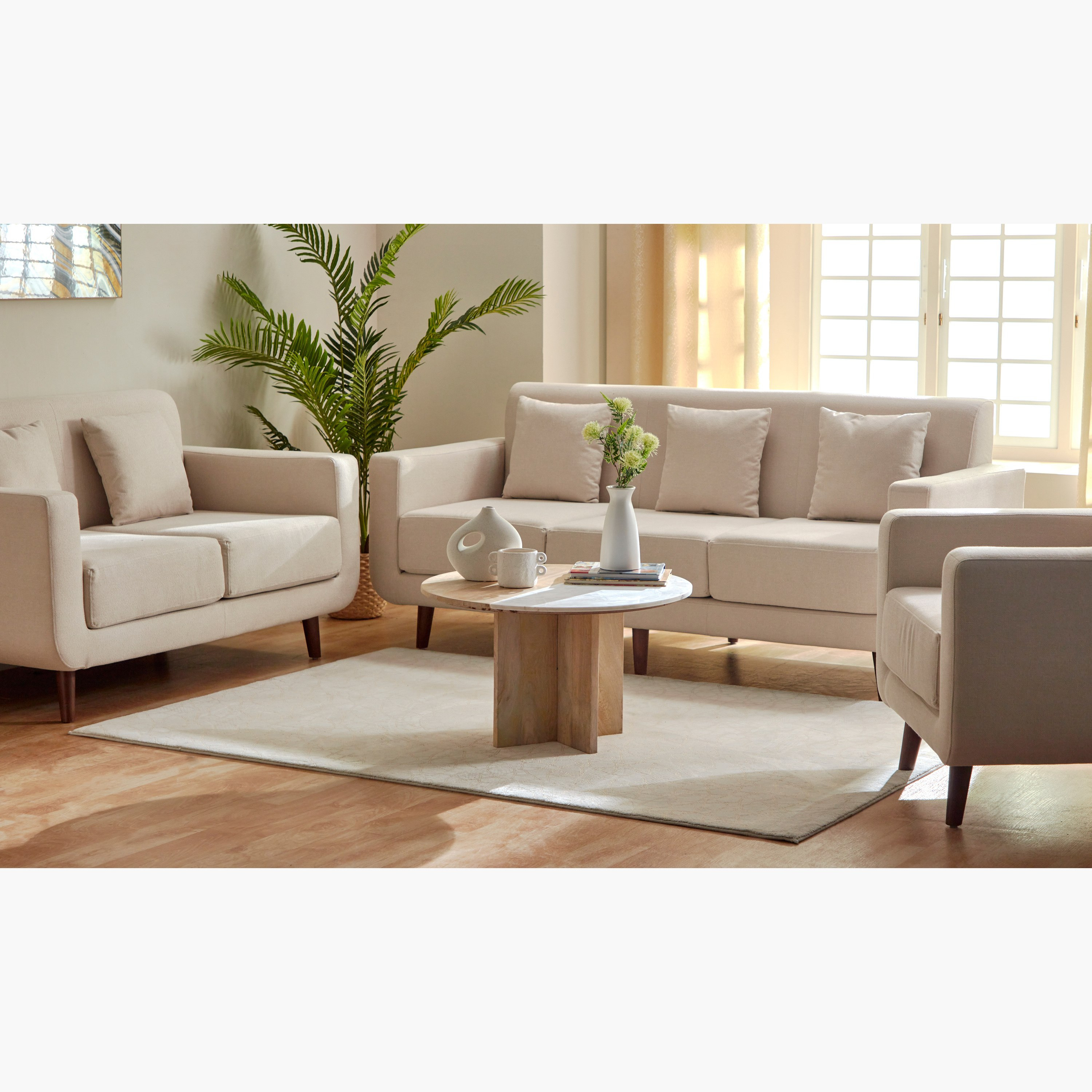 Midtown Round Marble Top and Solid Wood Coffee Table-PROMO_HB_UAE_HBX10_250526-image-6