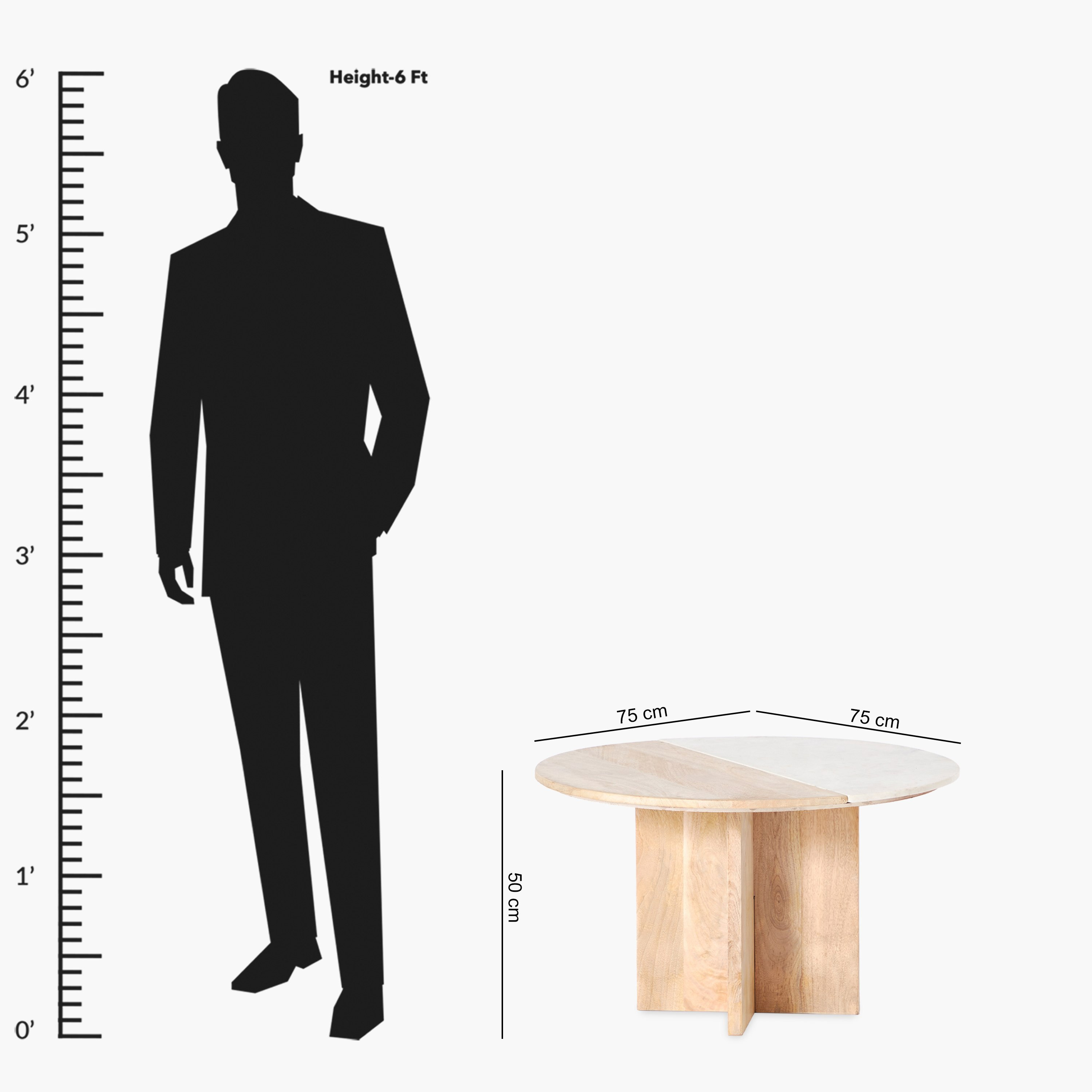 طاولة قهوة خشب صلب بسطح رخام مستدير من ميدتاون-hbxlivingroom-tablesandstands-coffeetables-image-9