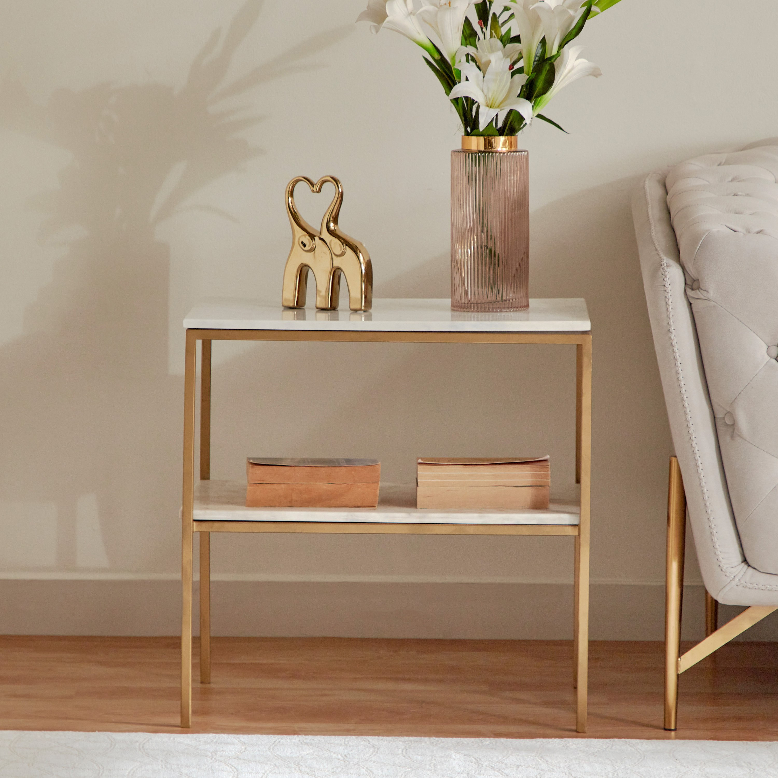 Streamline Marble Top End Table-hbxfurniture-livingroom-endtables-image-2