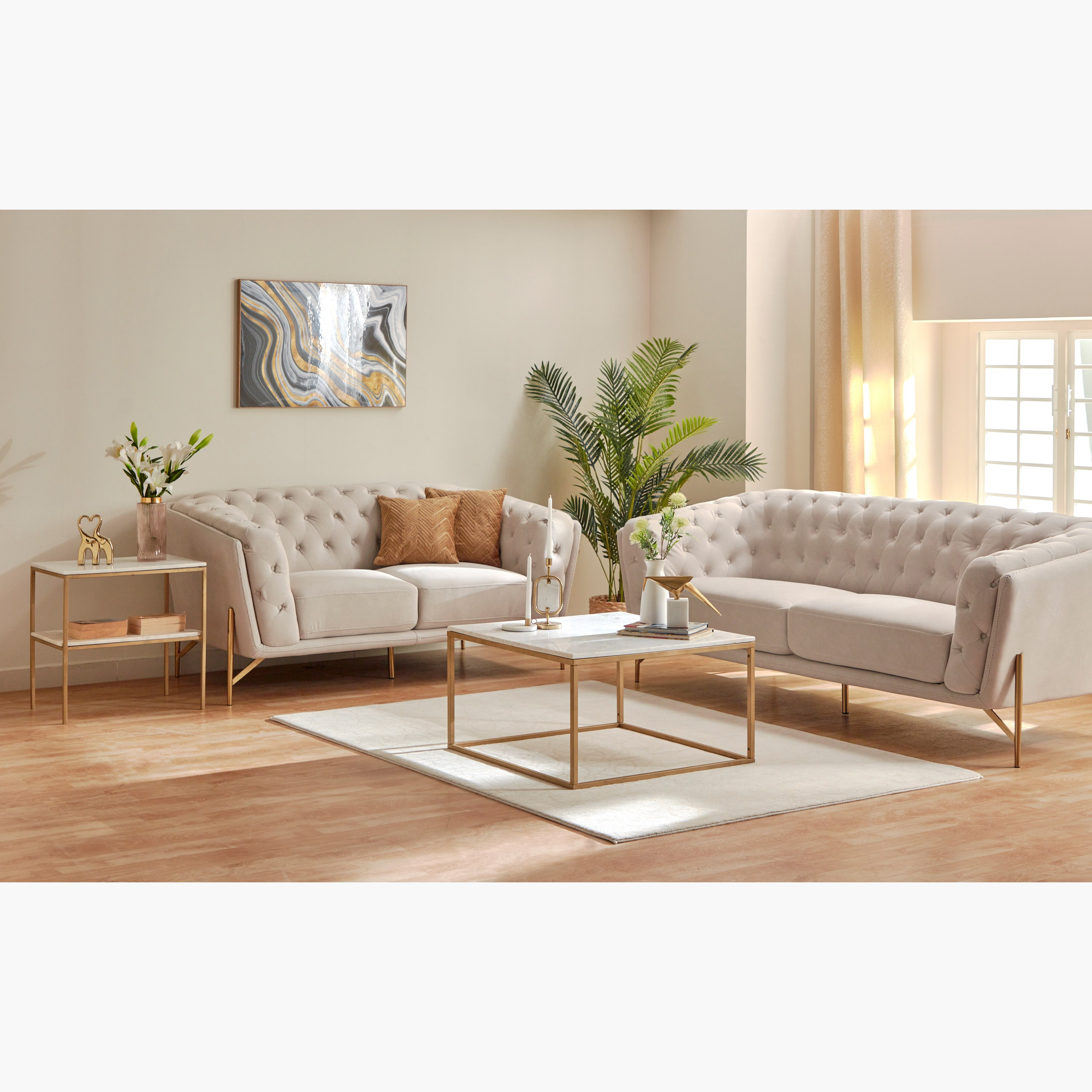 Streamline Marble Top End Table-hbxfurniture-livingroom-endtables-image-7