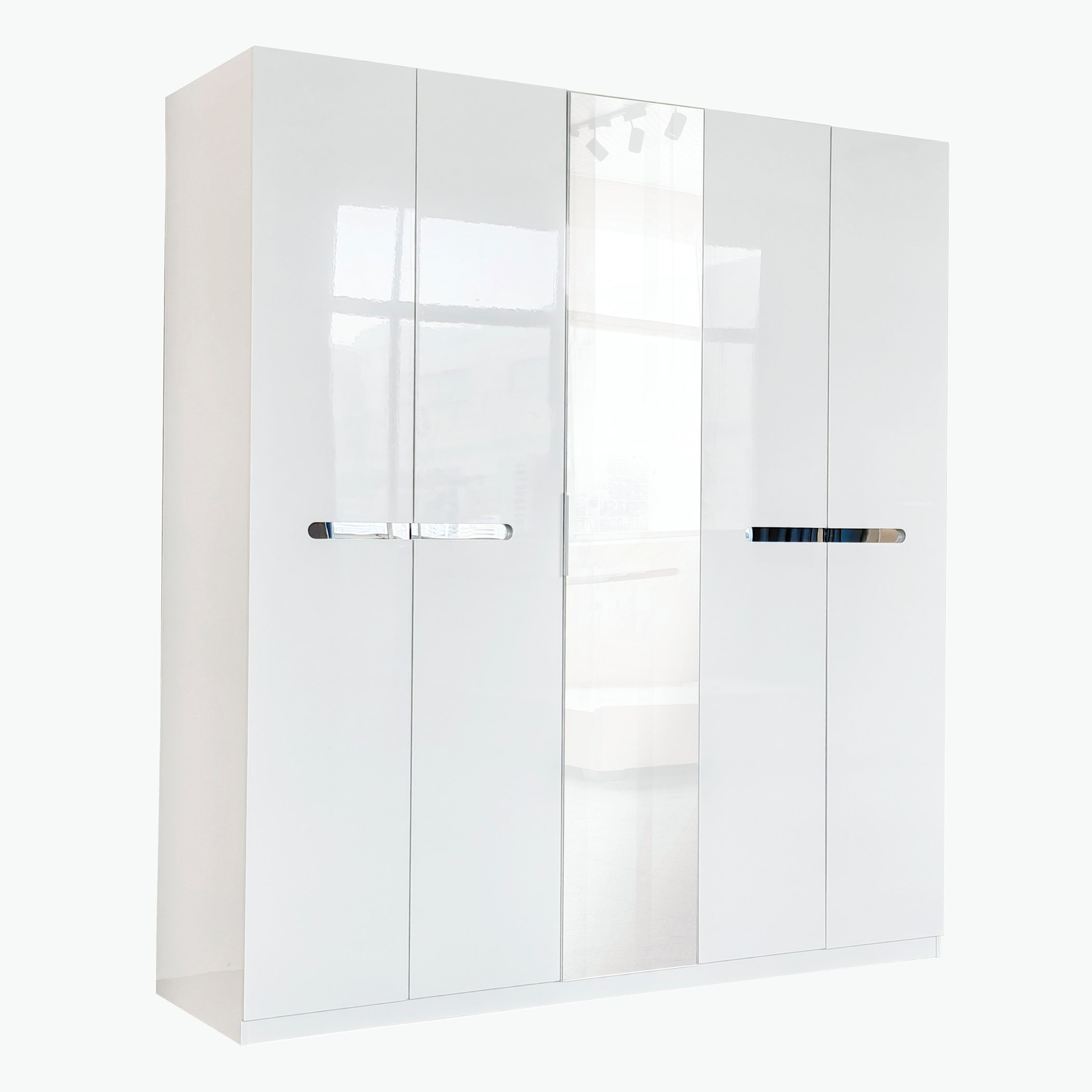 خزانة ملابس 5 أبواب بمرآة من سانتوريني-hbxfurniture-wardrobes-image-2