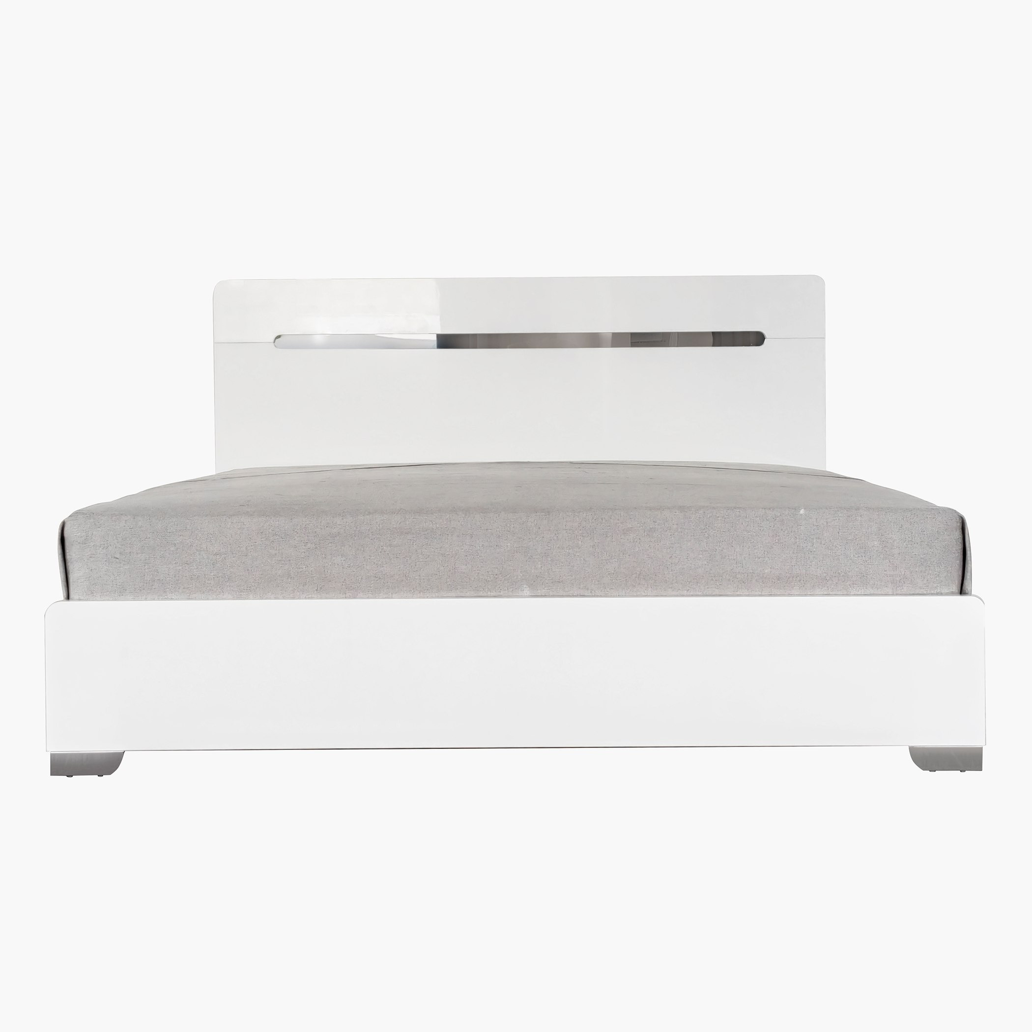 طقم غرفة نوم كينج فائقة اللمعان 5 قطع من سانتوريني - 180x200 سم-hbxbedroom-bedsandbedsets-bedroomsets-king-image-3
