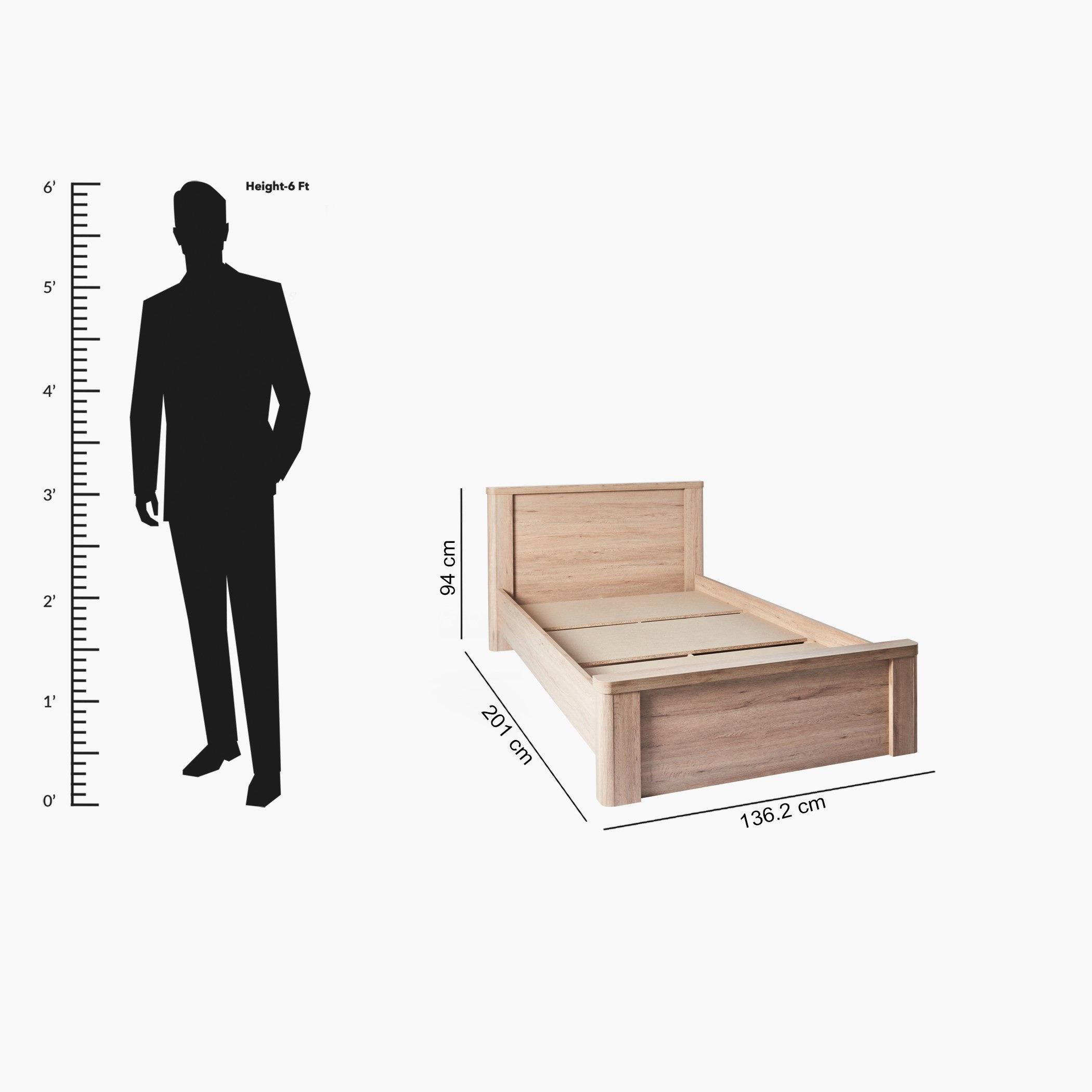 Movo Olivos Twin Bed - 120x200 cm-hbxbedroom-bedsandbedsets-beds-twin-image-12