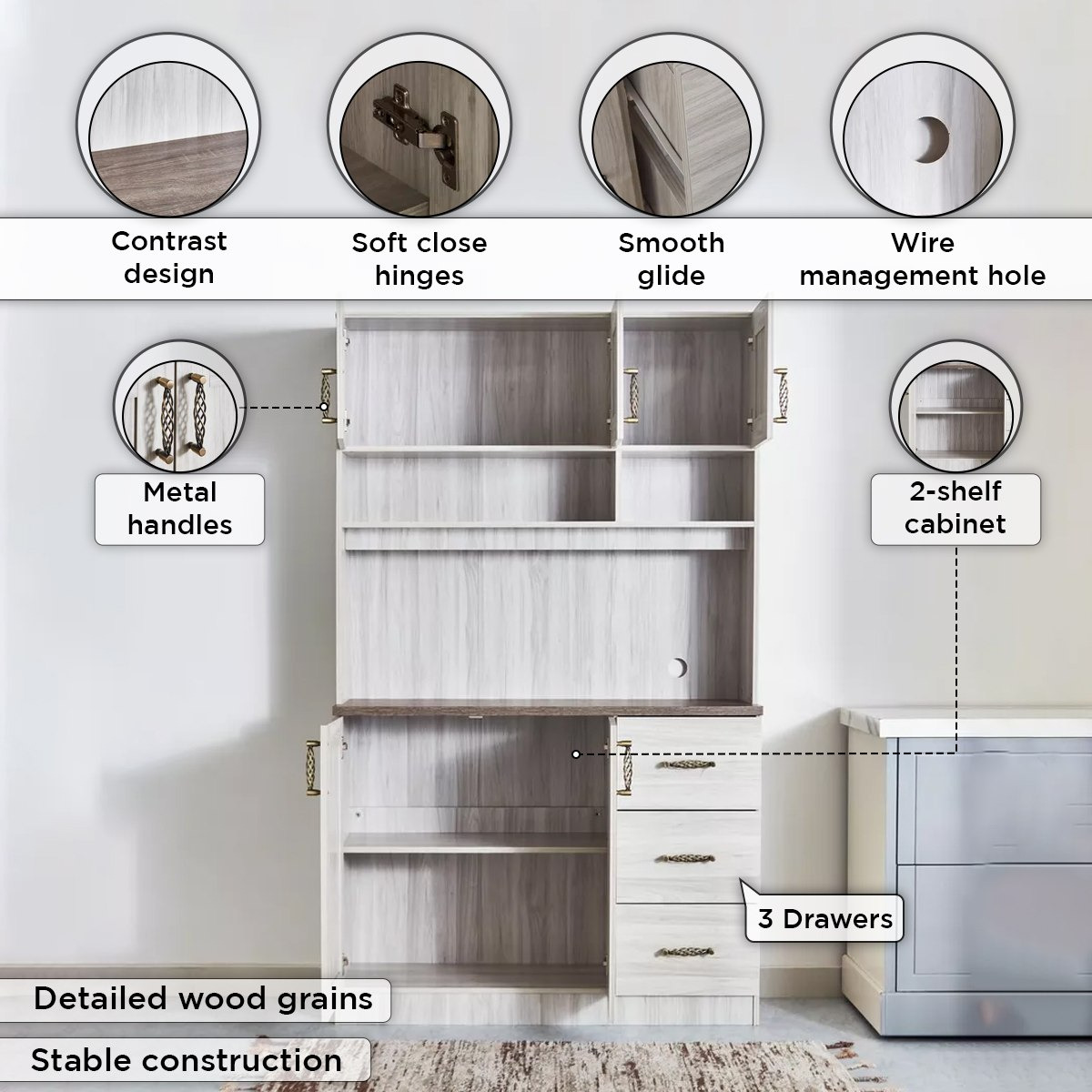 خزانة مطبخ كبيرة من أنجيلك-hbxfurniture-diningroom-buffetsandsideboards-image-5