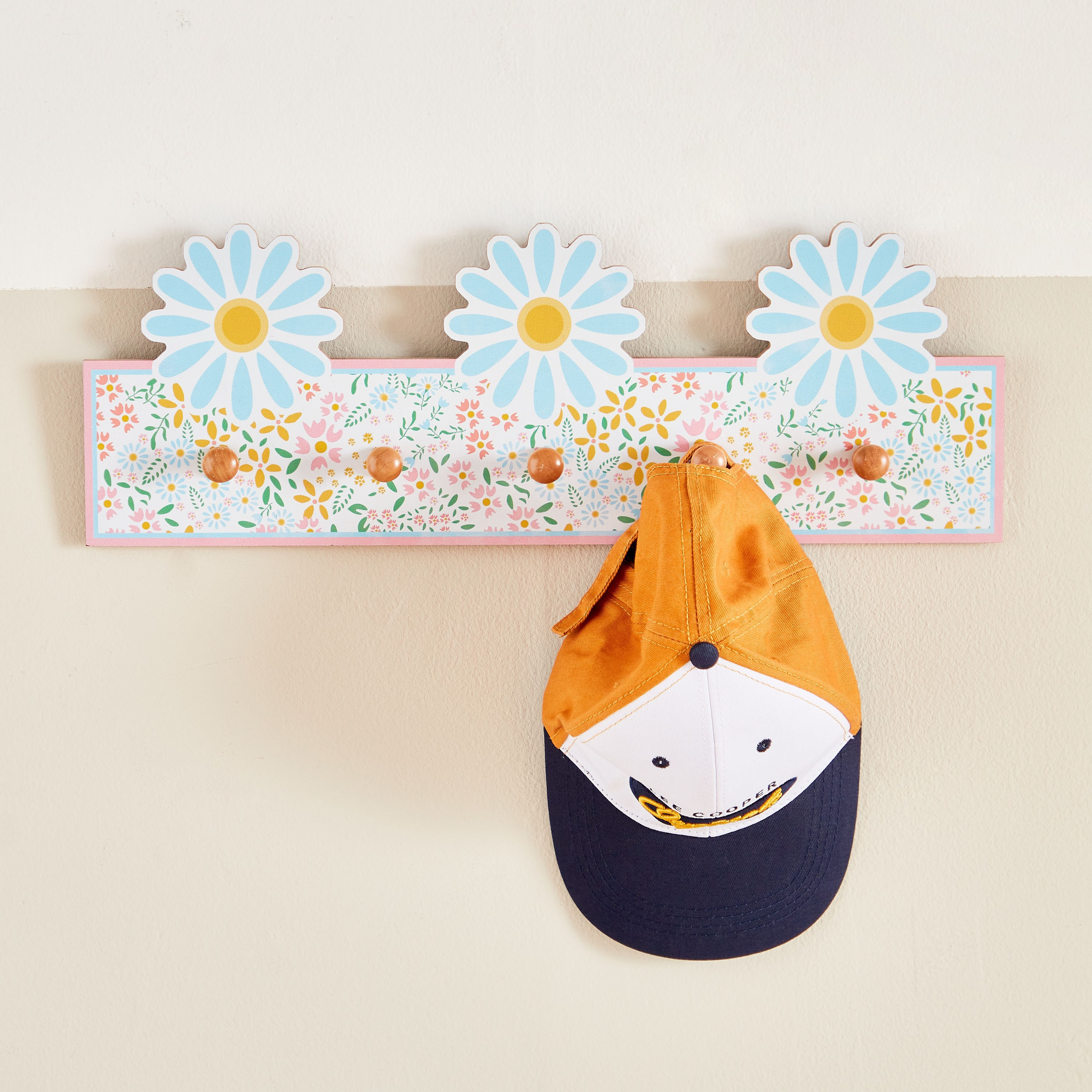 خطاف حائط ديزي من فيو - 50x17.5x4 سم-hbxhomeware-hbxkidsandyouth-image-1