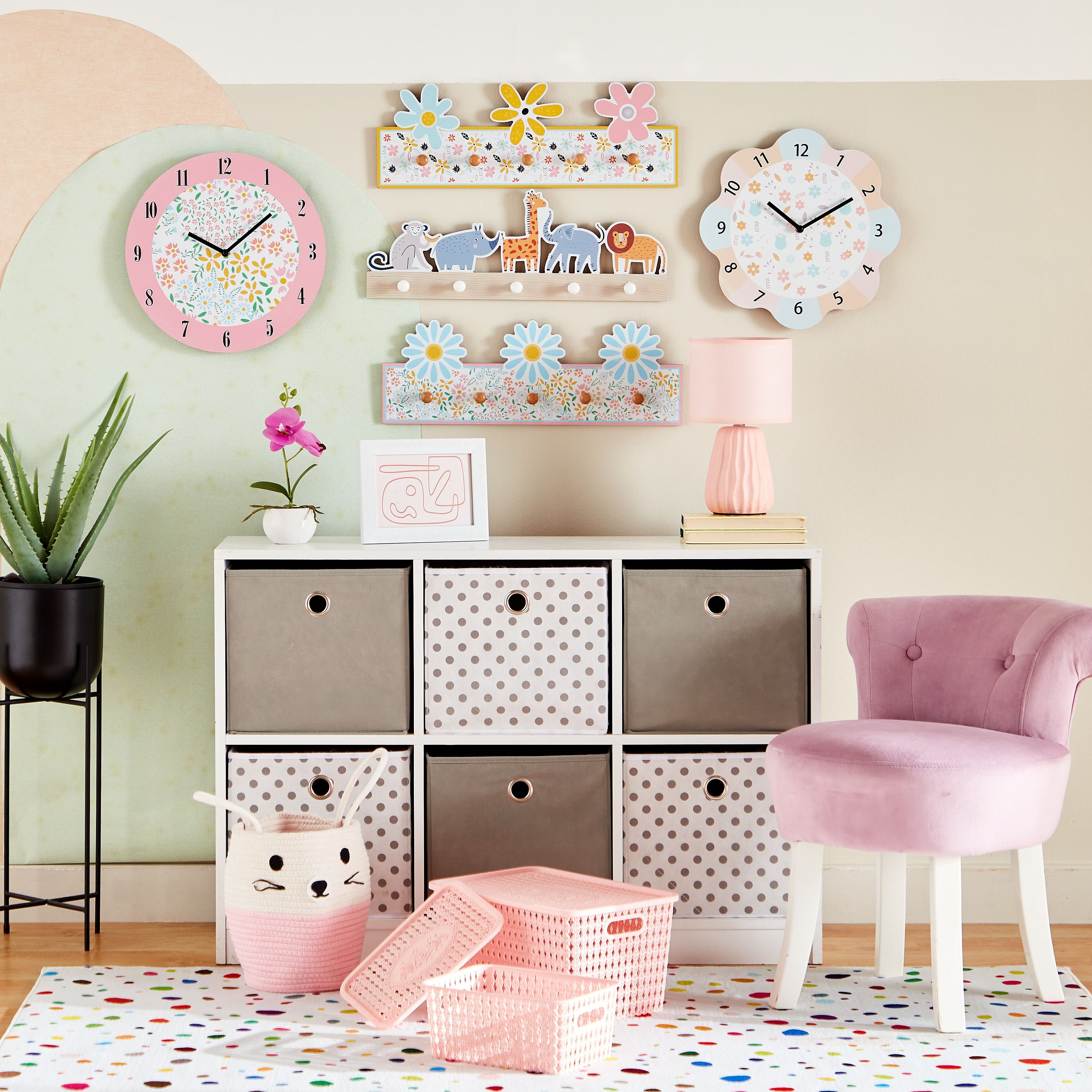 خطاف حائط ديزي من فيو - 50x17.5x4 سم-hbxhomeware-hbxkidsandyouth-image-4