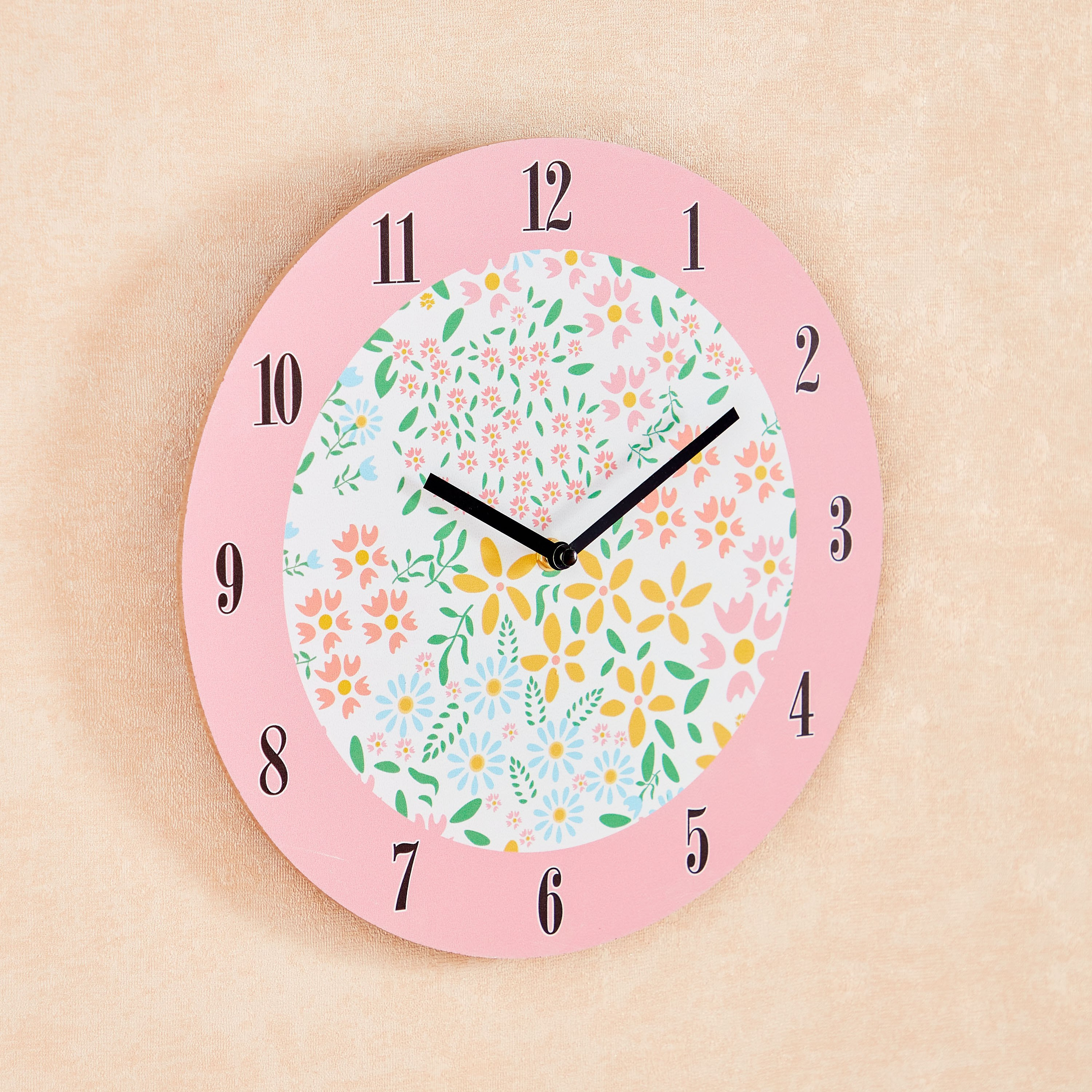 Fio Floral Wall Clock - 33x33x3.5 cm-hbxhomeware-hbxkidsandyouth-image-2