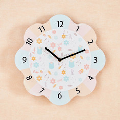 Fio Gardenia Wall Clock - 33x33x3.5 cm