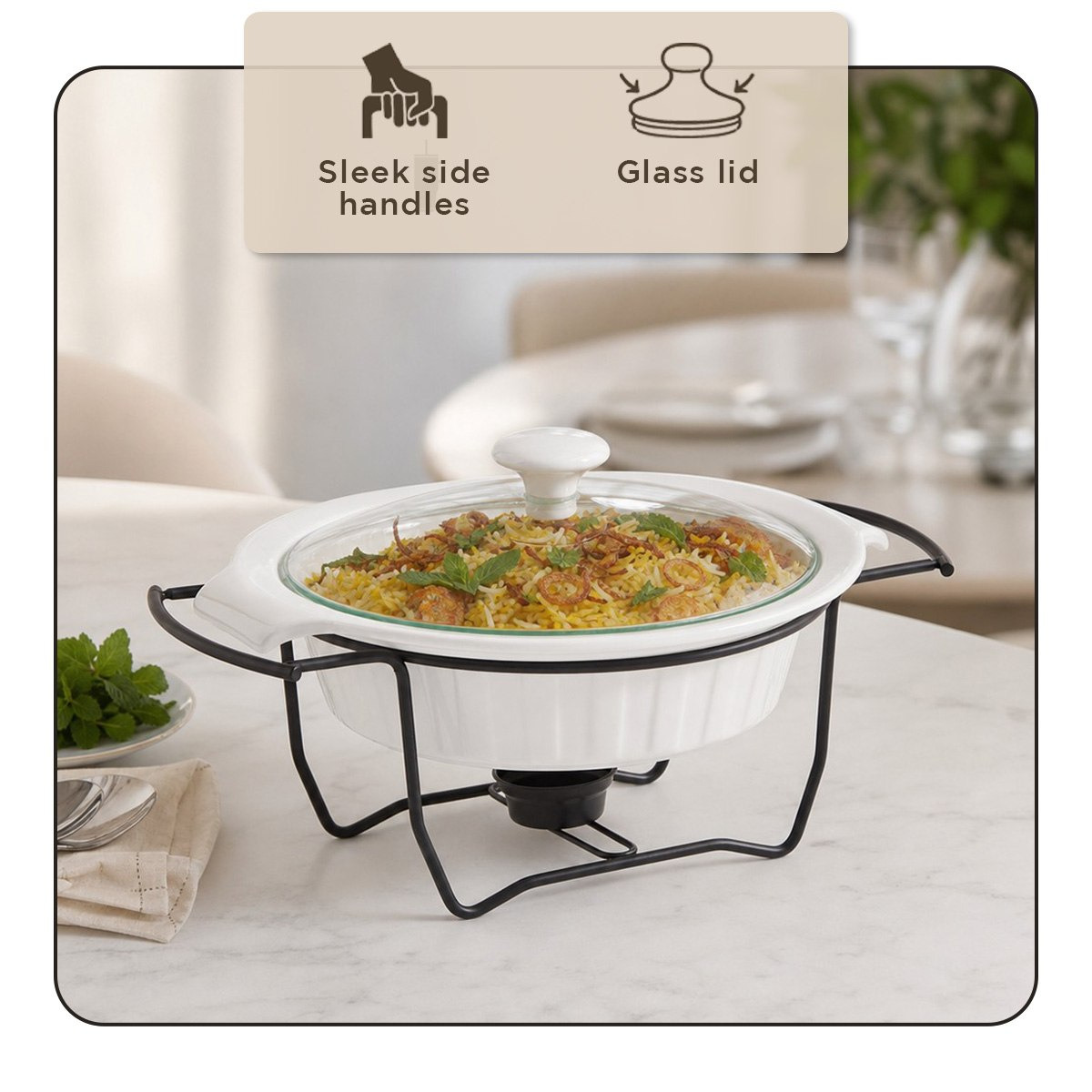 Supreme Round Food Warmer - 26 cm-hbxdecorandfurnishings-tabletop-serveware-image-9