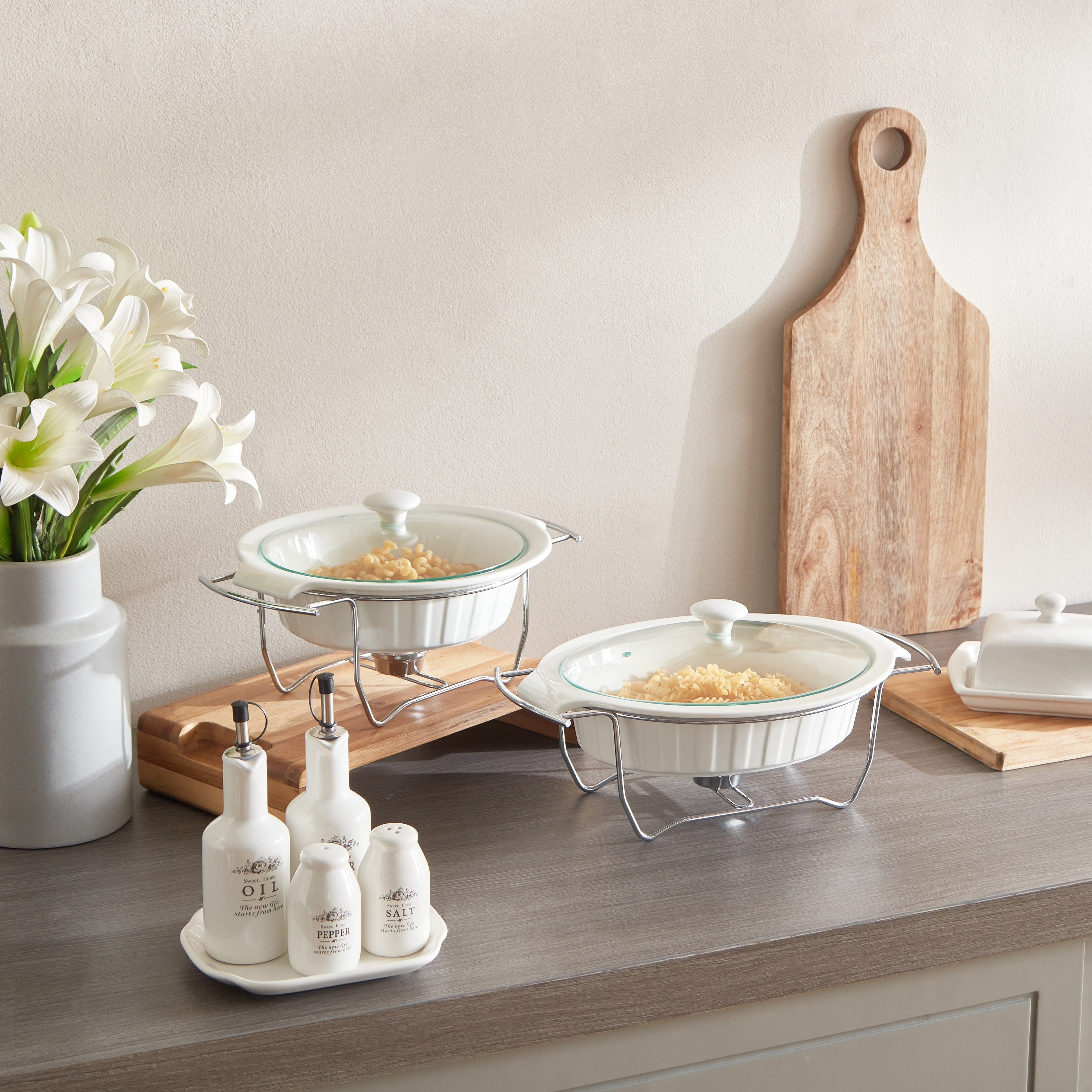 مسخن طعام بيضاوي من سوبريم - 25 سم-hbxdecorandfurnishings-tabletop-serveware-image-8