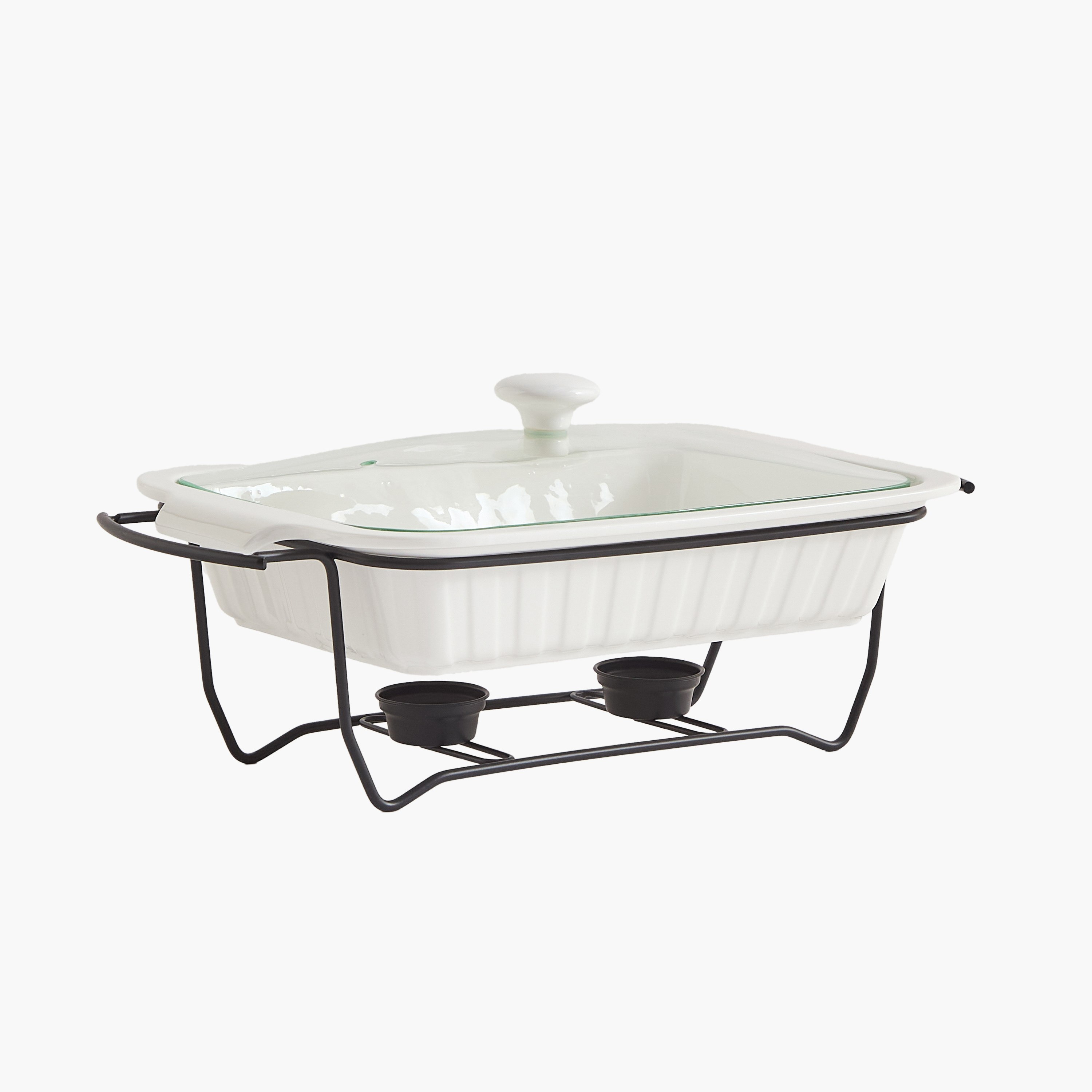 Supreme Rectangular Food Warmer - 25 cm-hbxdecorandfurnishings-tabletop-serveware-image-7