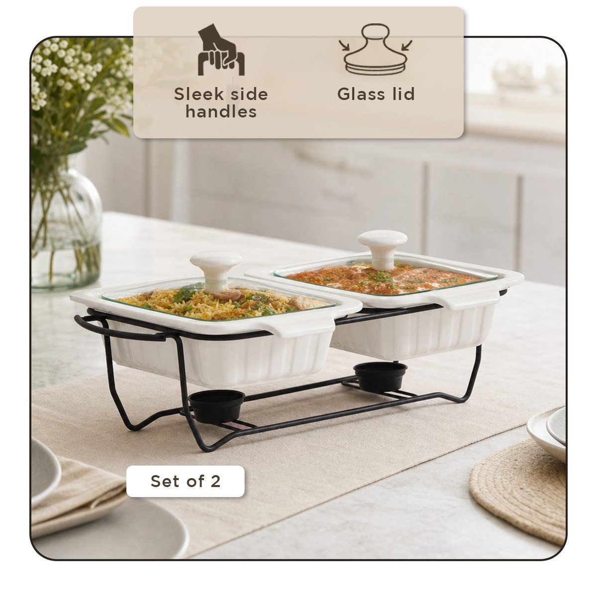 مسخّن طعام مزدوج - ليا - 28 سم-hbxdecorandfurnishings-tabletop-serveware-image-9