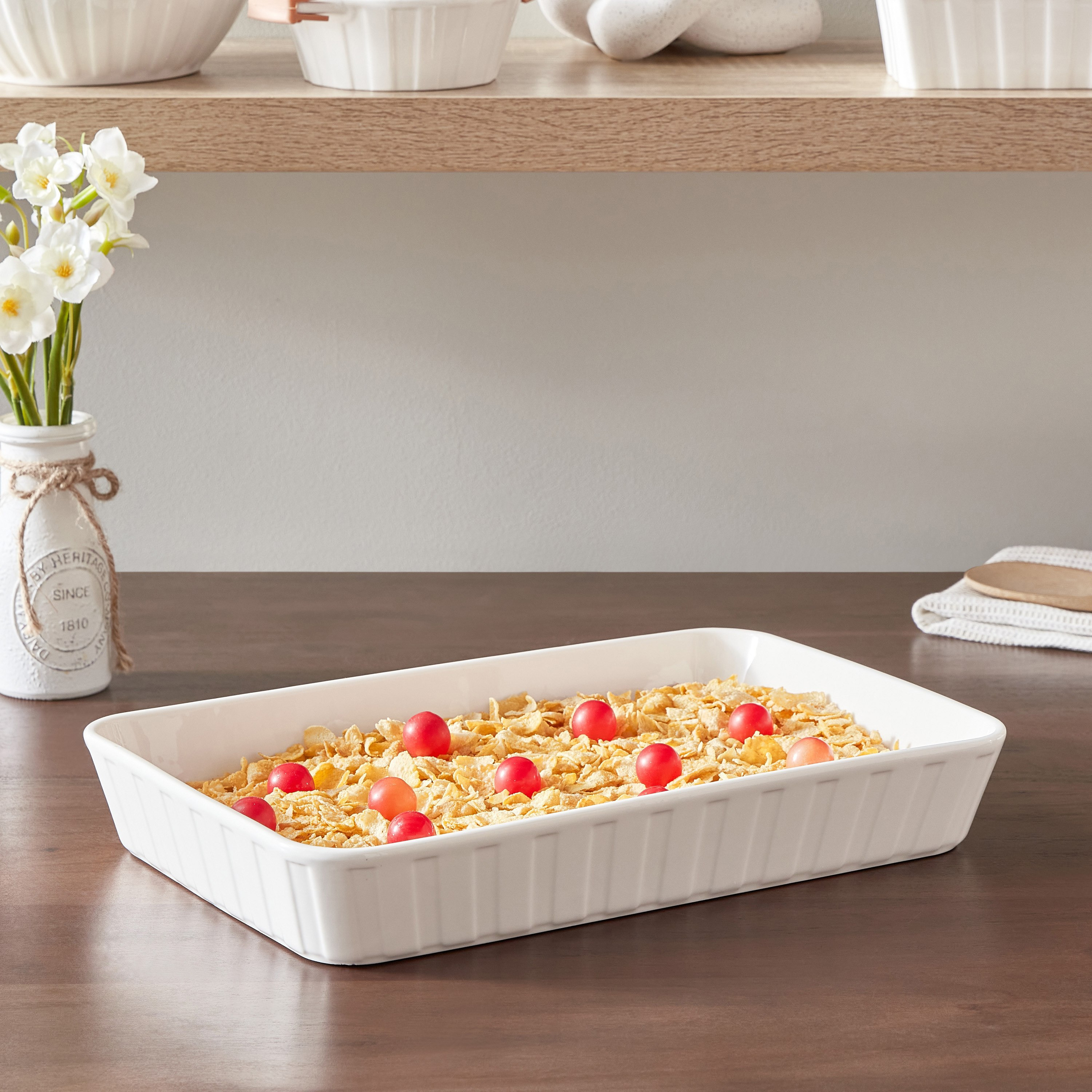صحن مستطيل من سوبريم - 24 سم-hbxdecorandfurnishings-tabletop-serveware-image-1