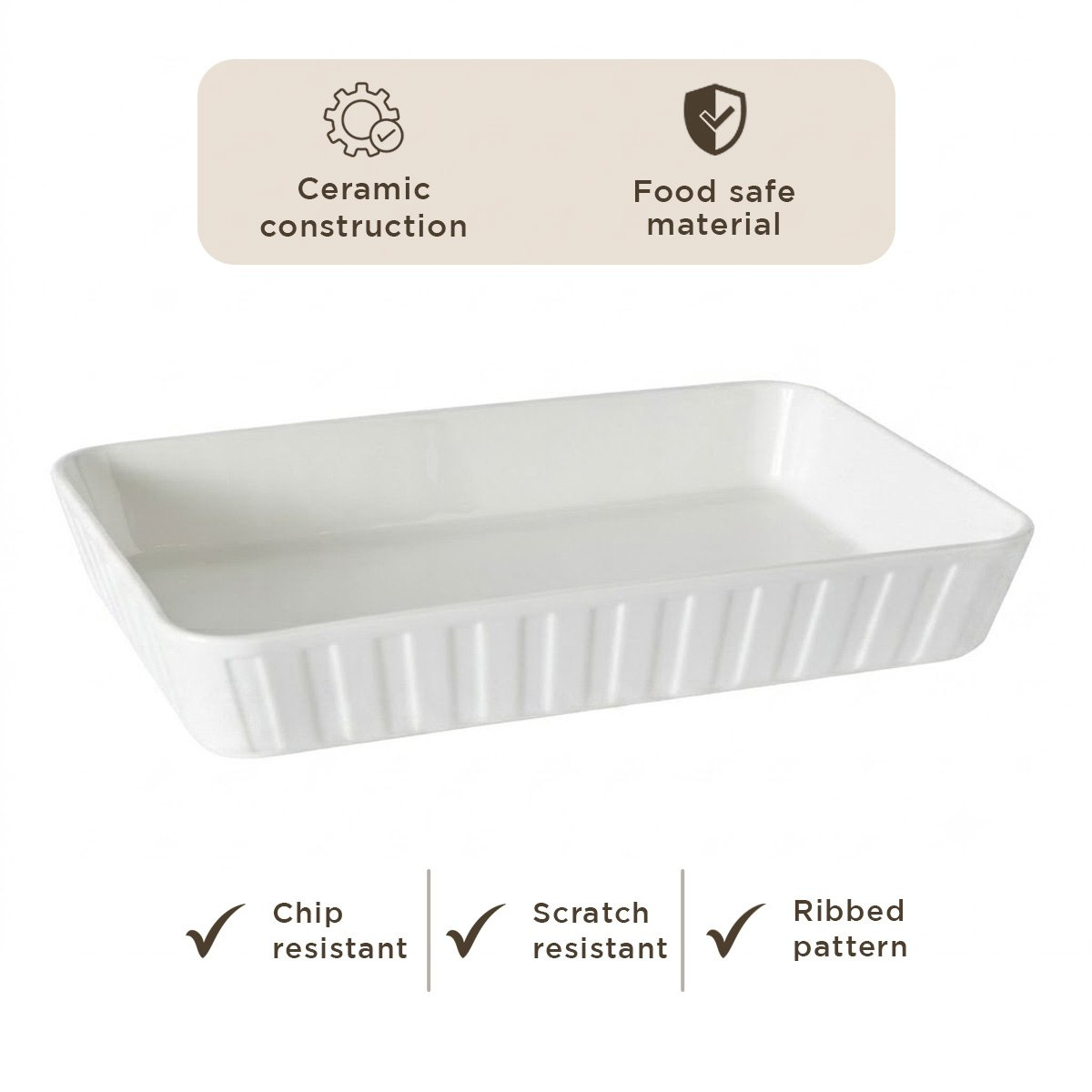 Supreme Ivora Rectangular Dish - 24 cm-hbxdecorandfurnishings-tabletop-serveware-image-7