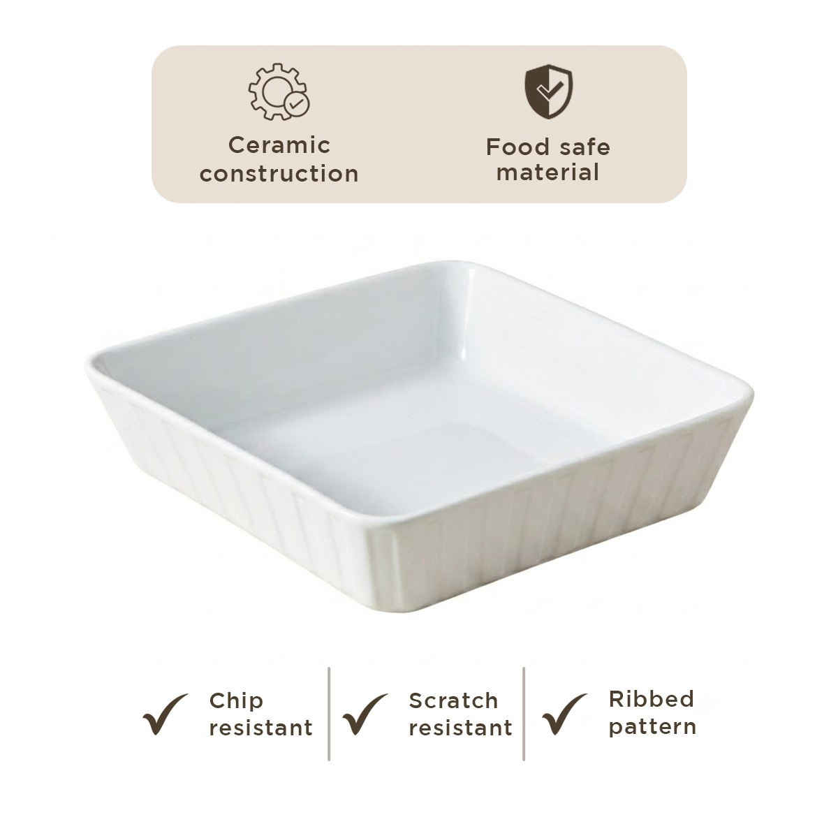 صحن خبز مربع من سوبريم - 25 سم-hbxdecorandfurnishings-tabletop-serveware-image-7
