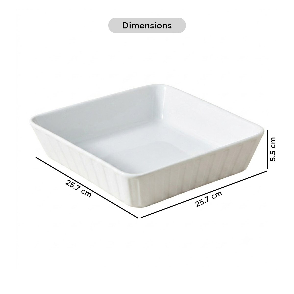 صحن خبز مربع من سوبريم - 25 سم-hbxdecorandfurnishings-tabletop-serveware-image-9
