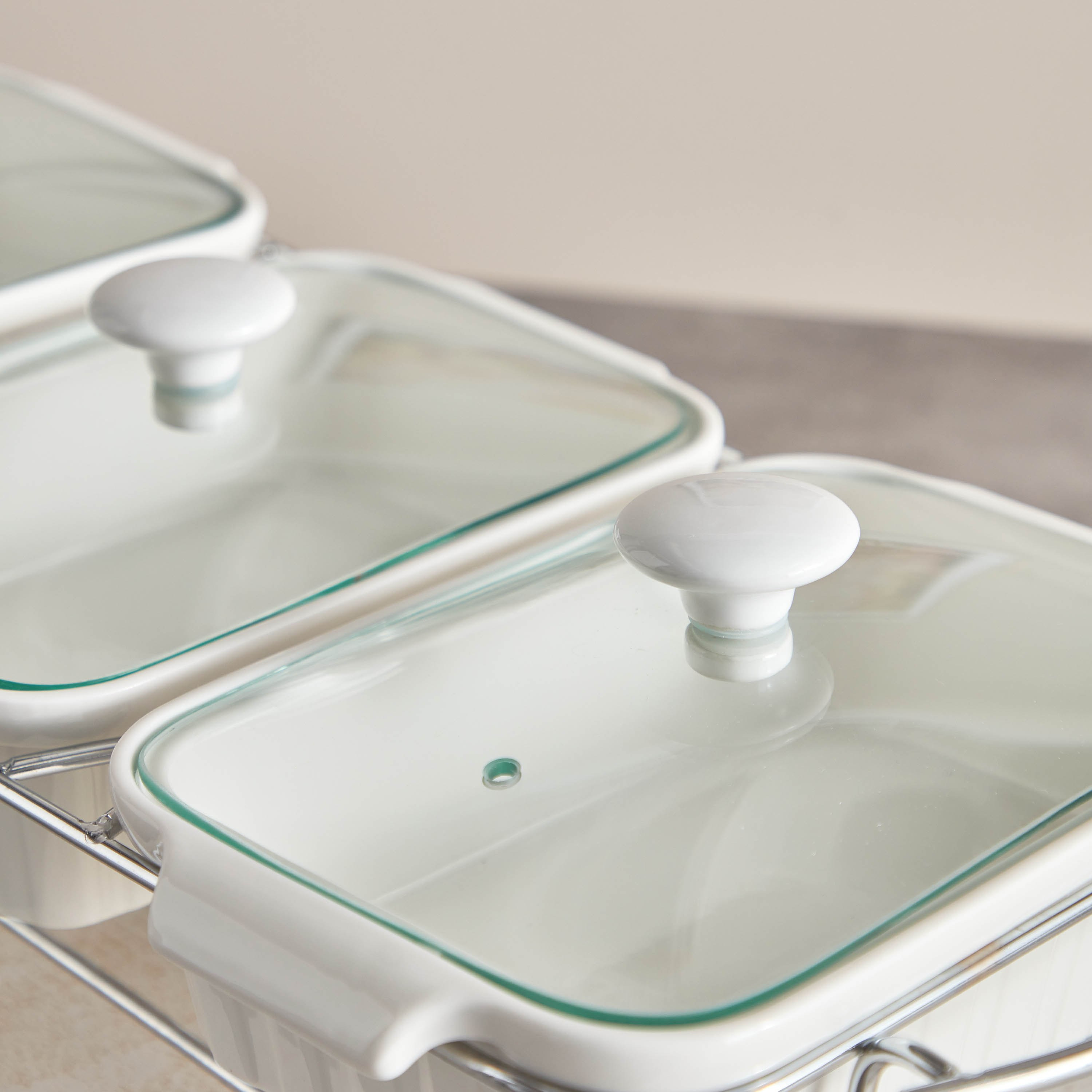 طقم مسخن طعام 4 قطع من سوبريم - 28 سم-hbxdecorandfurnishings-tabletop-serveware-image-5
