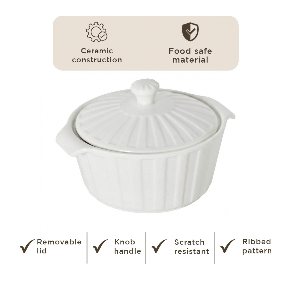 Supreme Bake Round Casserole - 19 cm-hbxdecorandfurnishings-tabletop-serveware-image-8