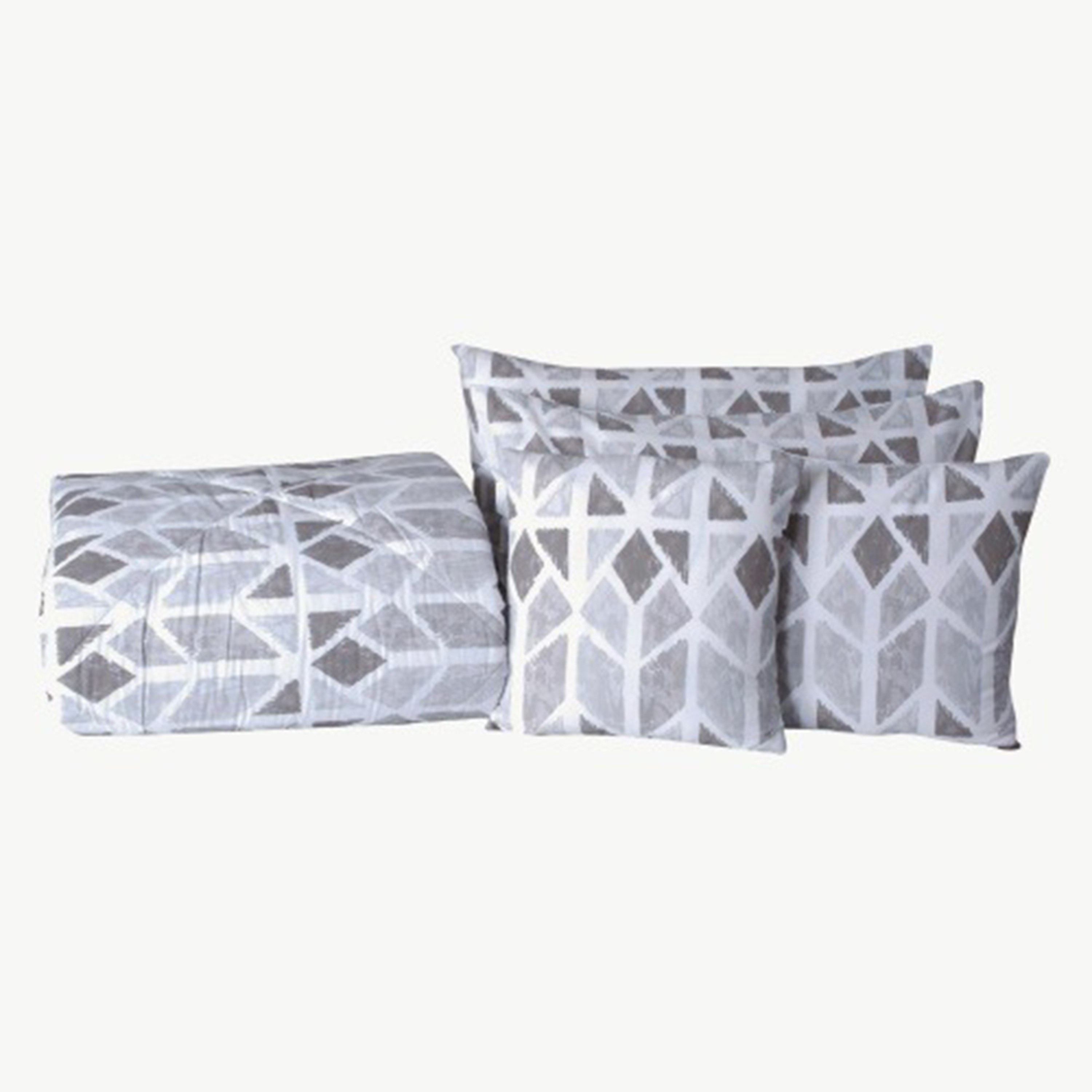 طقم لحاف كوين قطن بطبعات 5 قطع من أورورا - 200x240 سم-hbxhomeware-hbxdecorandfurnishings-image-5