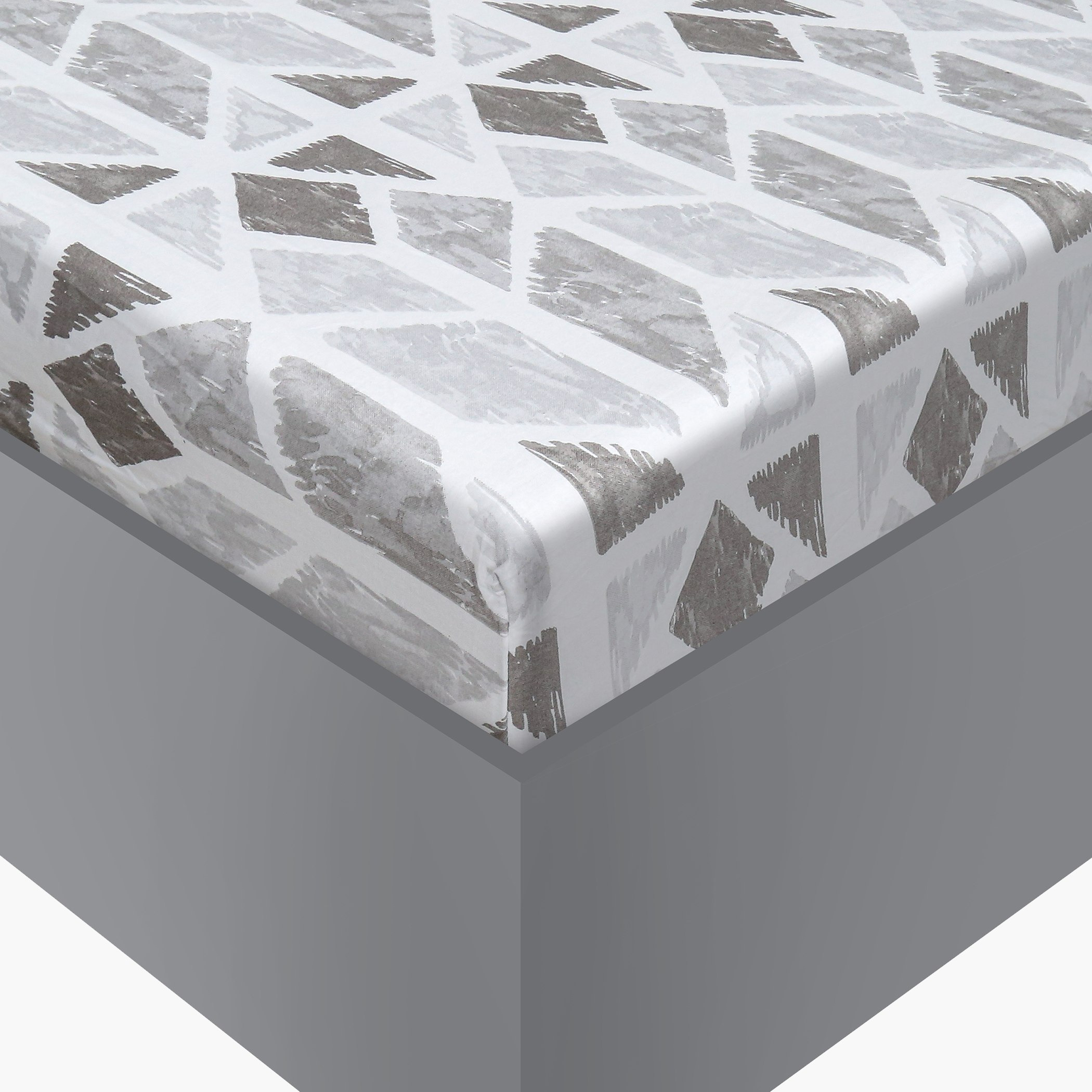 Aurora Javie Single Cotton Fitted Sheet - 90x200+25 cm-hbxhomeware-hbxbedroom-image-2