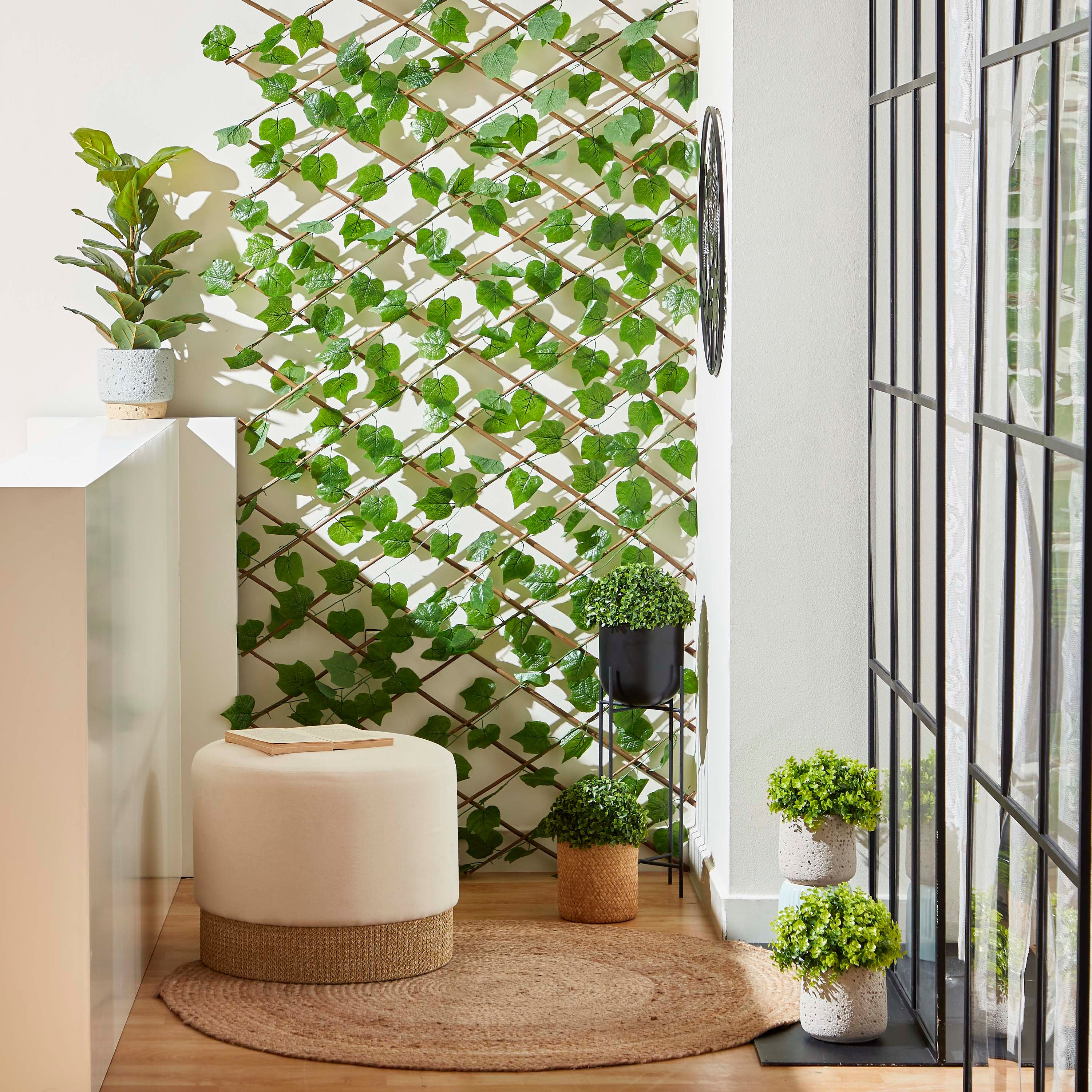 Savanna Grapes Leaves Fence - 100x200 cm-hbxdecorandfurnishings-homeaccessories-artificialflowersandplants-image-4