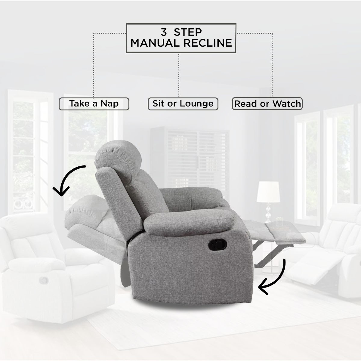 Manual recliner deals