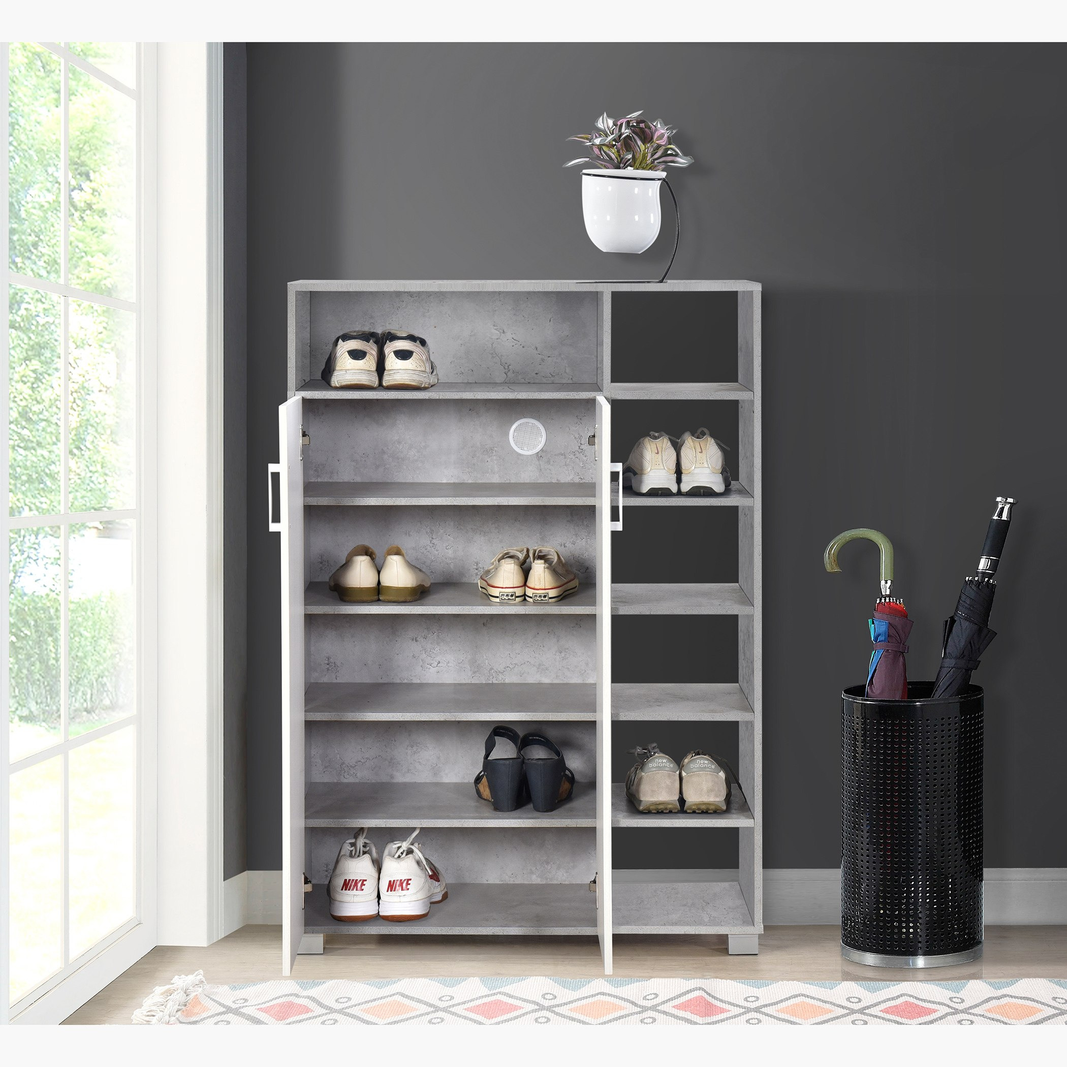Patara 21-Pair Derby Shoe Cabinet with 2 Doors-hbxbedroom-shoecabinetsandracks-image-3