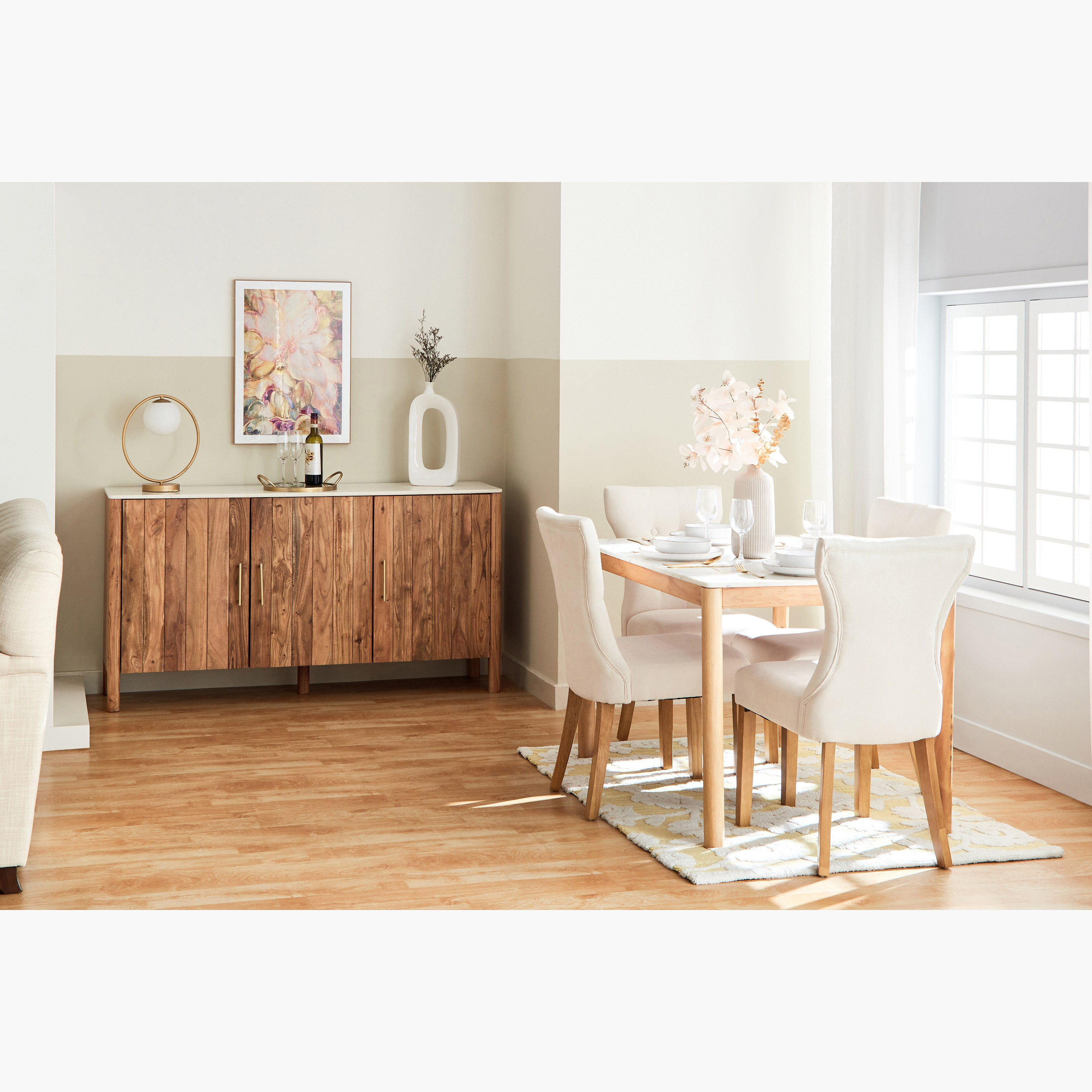 خزانة بوفيه جانبية من الخشب الصلب بـ3 أبواب وسطح رخام من ميدتاون-hbxfurniture-diningroom-buffetsandsideboards-image-9