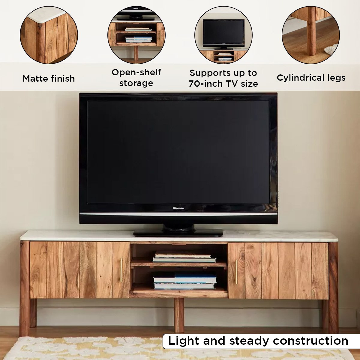 Midtown Marble Top and Solid Wood TV Unit for TVs up to 70 inches-hbxlivingroom-mediaunitsandstorage-tvunits-image-5