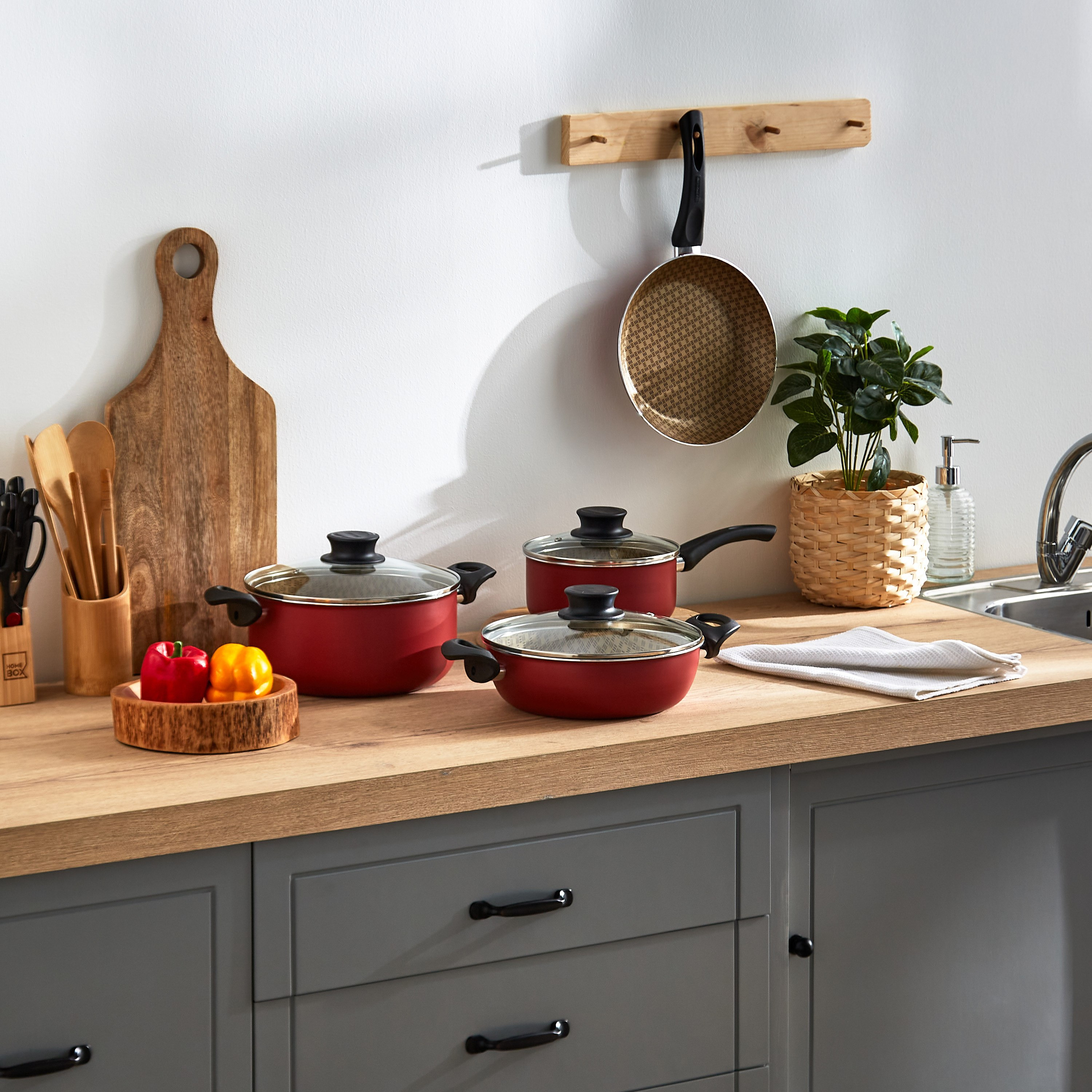 طقم أواني طهي غير قابل للالتصاق 7 قطع من ترامونتينا-hbxhomeware-hbxkitchen-image-1