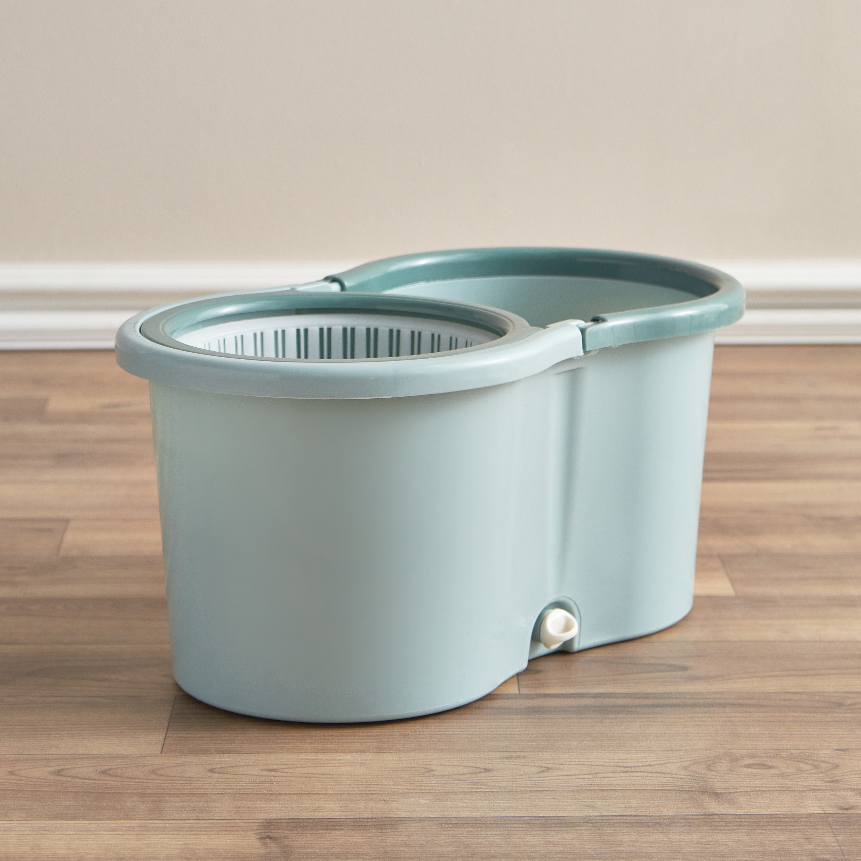 دلو ممسحة دوار سهل التنظيف مع رأسين ممسحة من أتلانتا - 8 لتر-hbxbathroom-laundry-cleaningaccessories-image-2