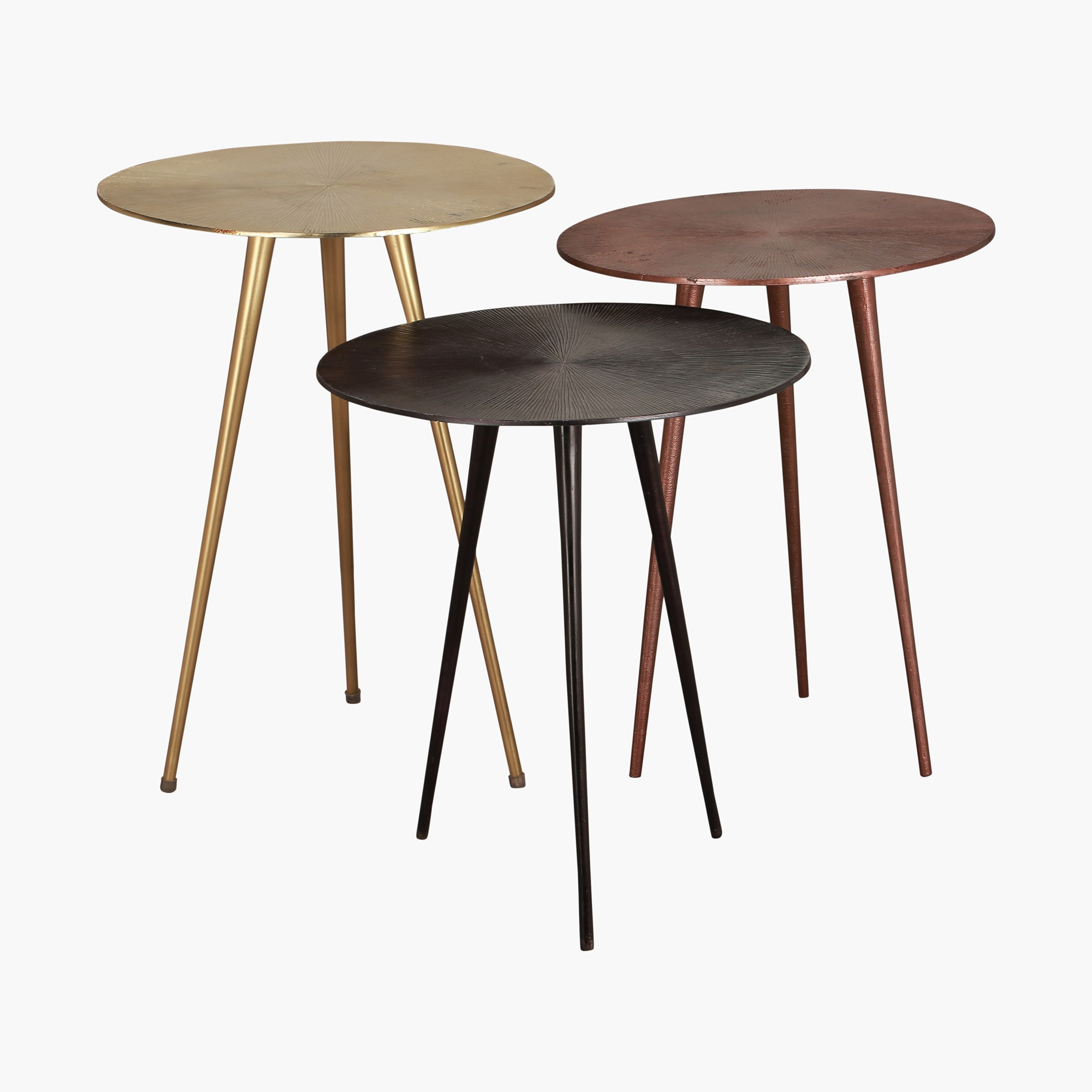 طقم طاولات متداخلة 3 قطع - دوبلن من فيندرا-hbxfurniture-livingroom-nestingtables-image-1