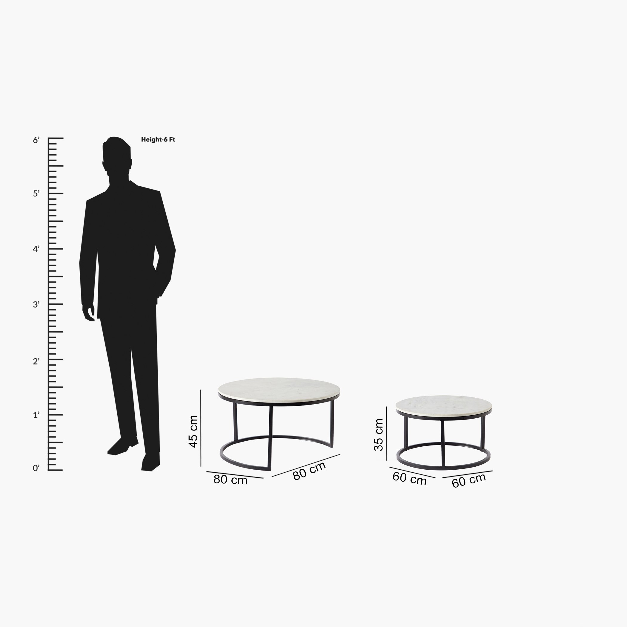 طقم طاولة قهوة مستديرة من قطعتين بسطح من الرخام الأصلي - هارفي من كافون-hbxlivingroom-tablesandstands-coffeetables-image-13