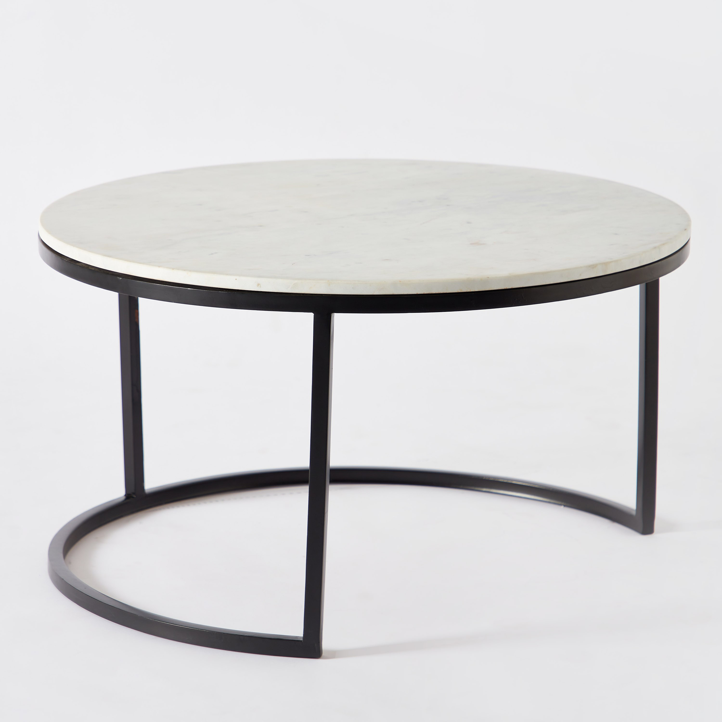 طقم طاولة قهوة مستديرة من قطعتين بسطح من الرخام الأصلي - هارفي من كافون-hbxlivingroom-tablesandstands-coffeetables-image-11