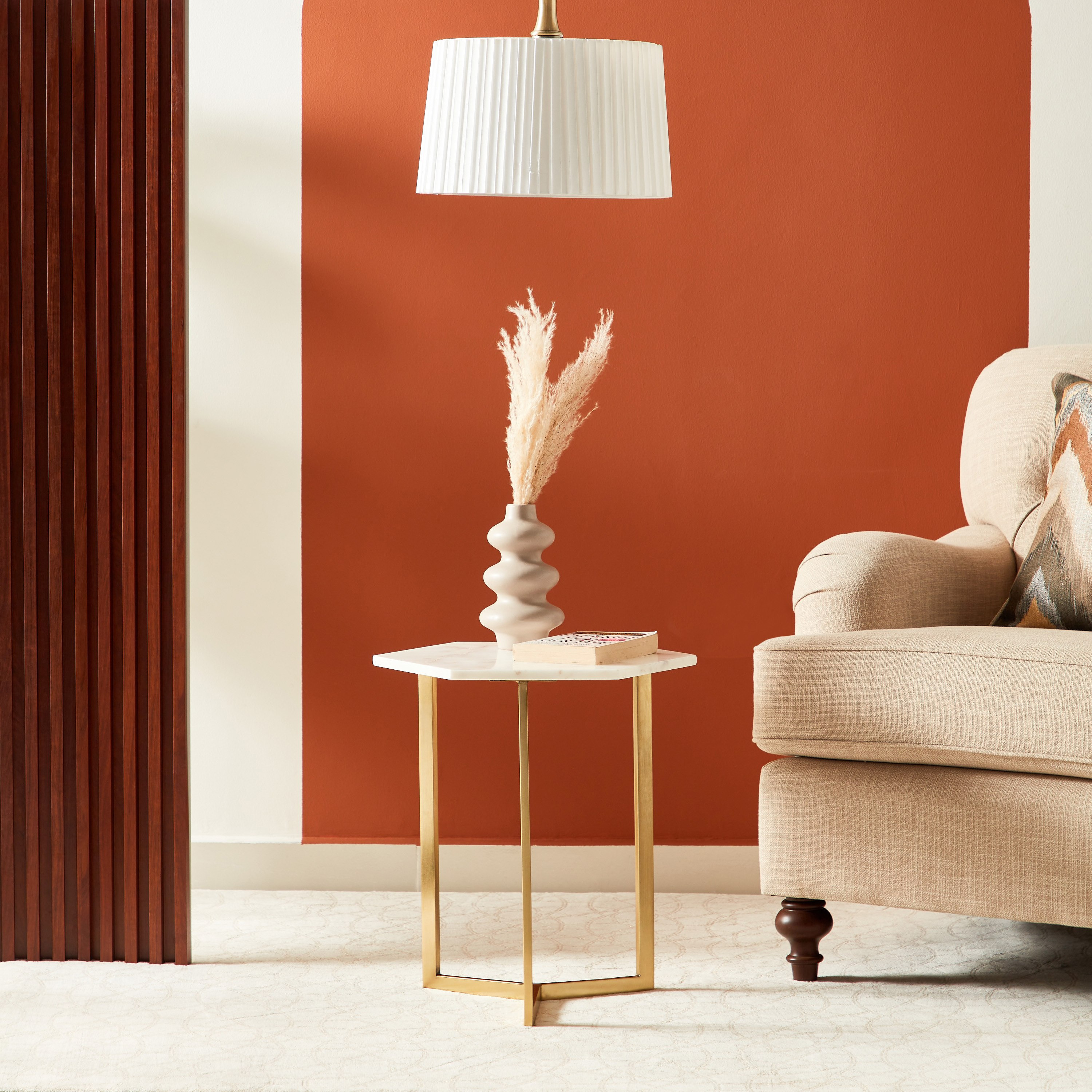 طاولة جانبية بسطح من الرخام الأصلي - ويلو-hbxfurniture-livingroom-endtables-image-7